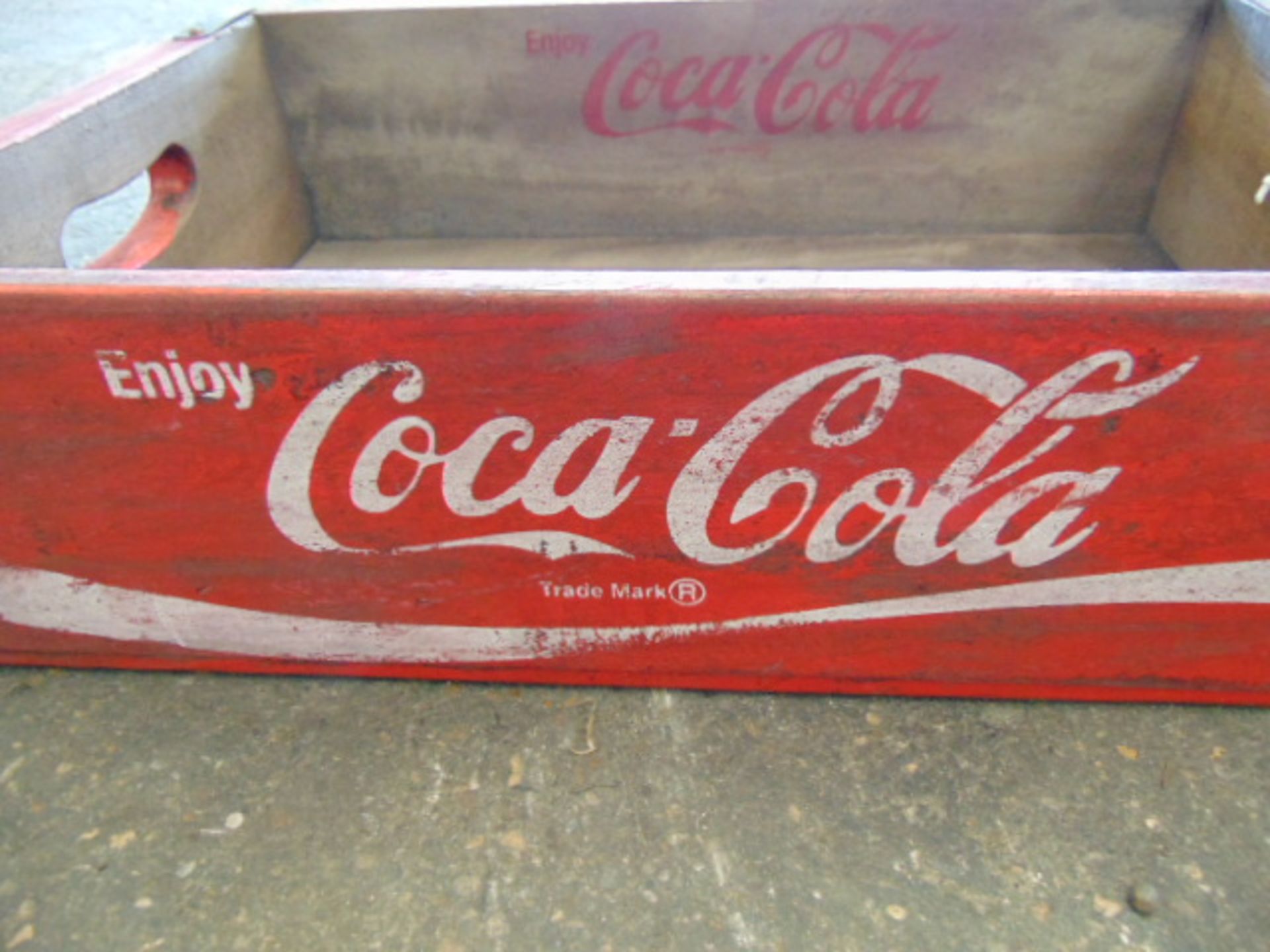Retro Coca Cola Wooden Crate - Image 2 of 5