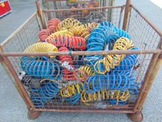 Approx. 60 Trailer Airline Hoses - RED, YELLOW & BLUE