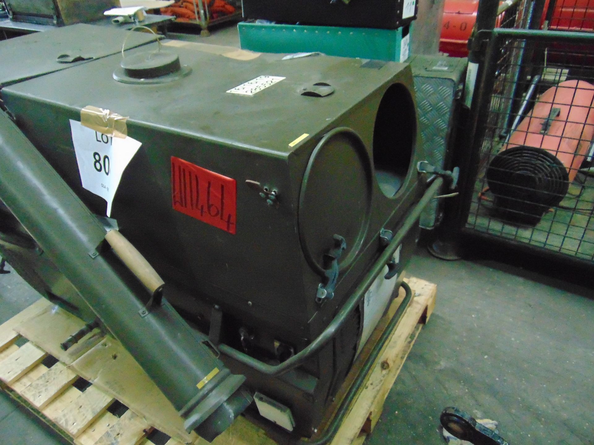 Dantherm VAM-40 Portable Industrial/Workshop Heater as Shown, c/w Ducting Thermostat Etc from UK MOD - Image 4 of 6