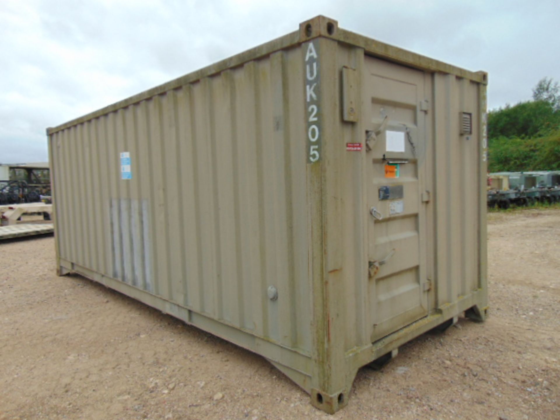 20ft Insulated ISO Container with fork handling positions, twist lock castings etc