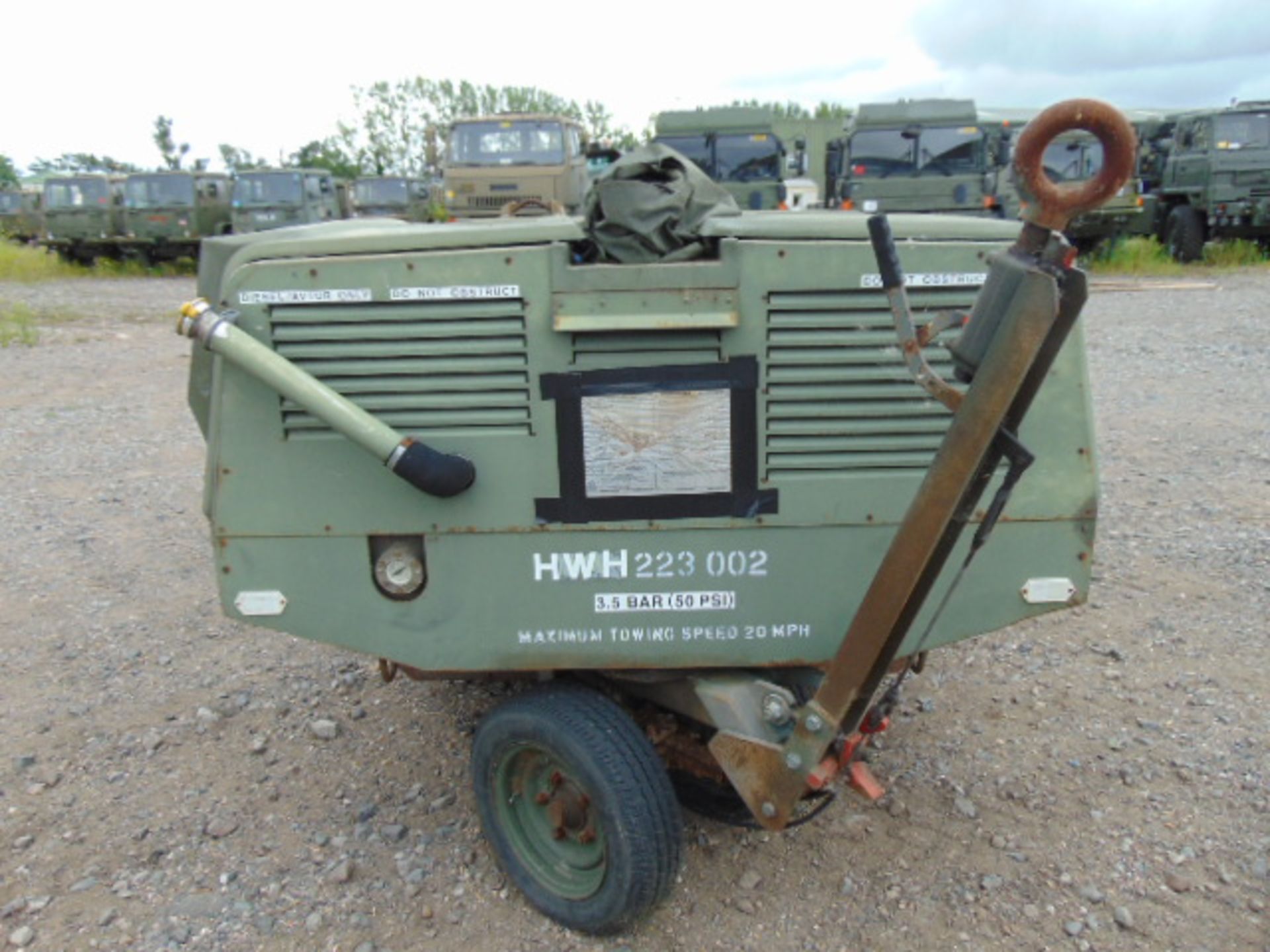 Houchin Twin Axle 60 KVA 28Vdc Aircraft Ground Power Unit c/w Cummins Engine - Image 2 of 19