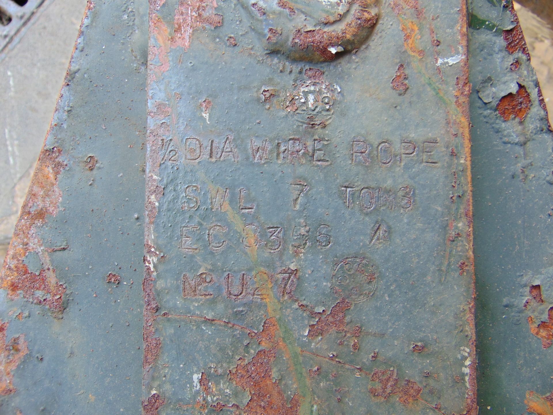 Triple Pulley Block 1/2" Dia. Rope SWL 7 Ton - Image 4 of 6