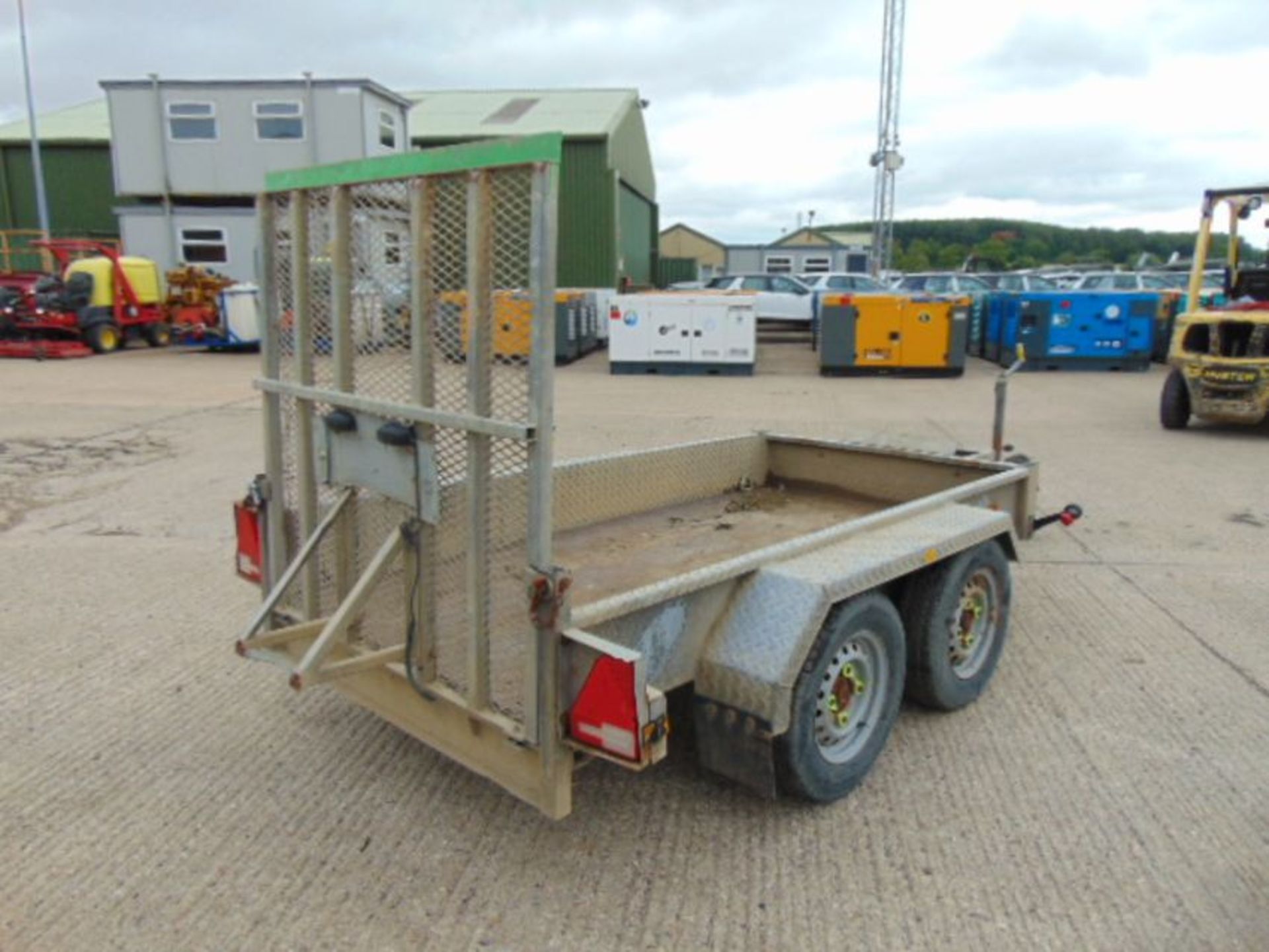 Indespension 2.25 Tonne Twin Axle Plant Trailer c/w Ramps - Image 6 of 11