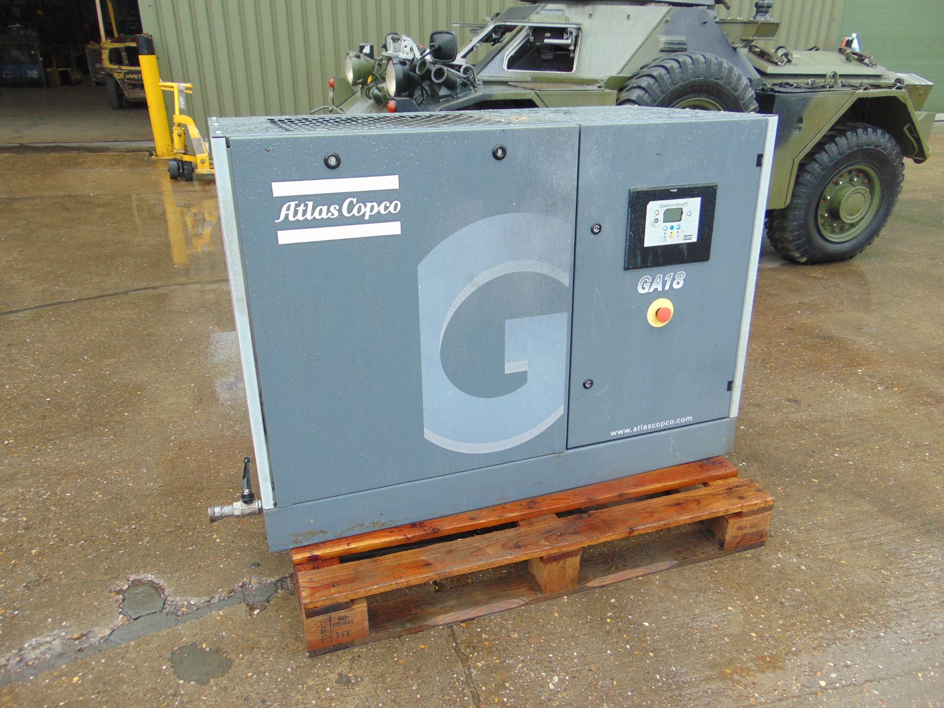 2007 ATLAS COPCO GA Workshop COMPRESSOR 145 Psi 3 Phase