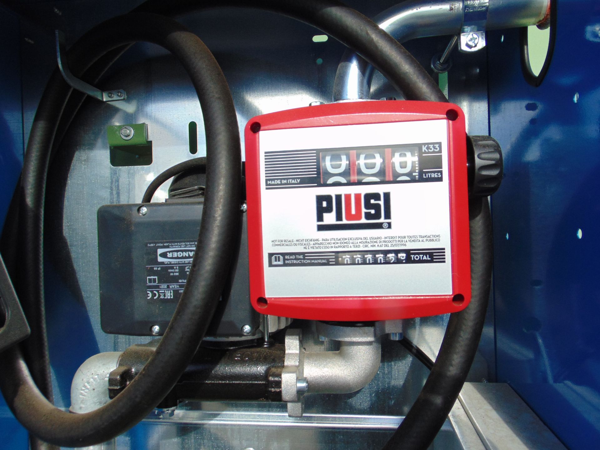 2021 Unused Emiliani Serbatoi 8995 litre bunded Static Fuel installation c/w 230V Pump meter ETC - Image 7 of 9