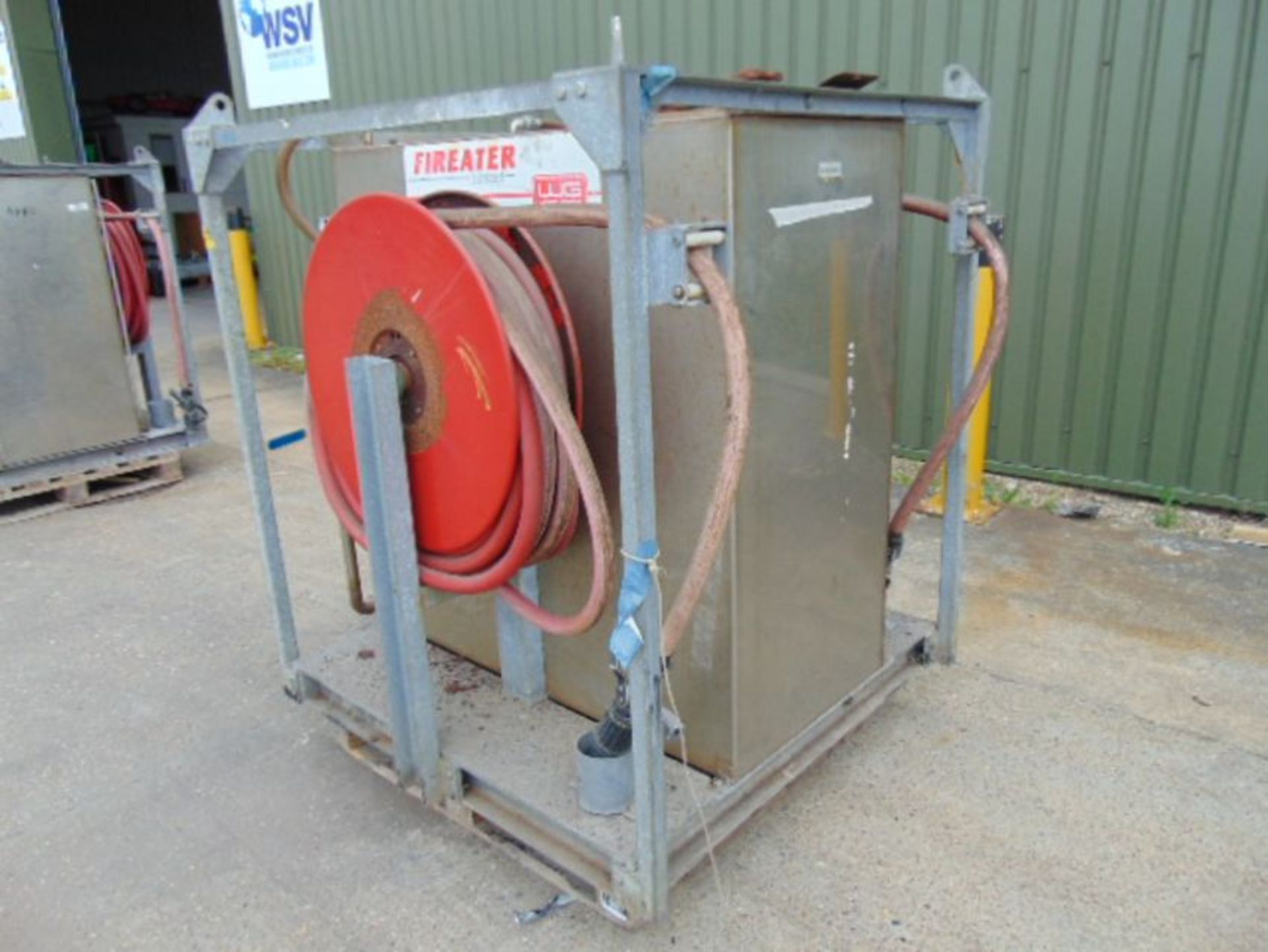 700L Fireater AFFF (Aqueous Film-Forming Foam) Tanks c/w 2 x 10m Fire Hose Reels - Image 3 of 10