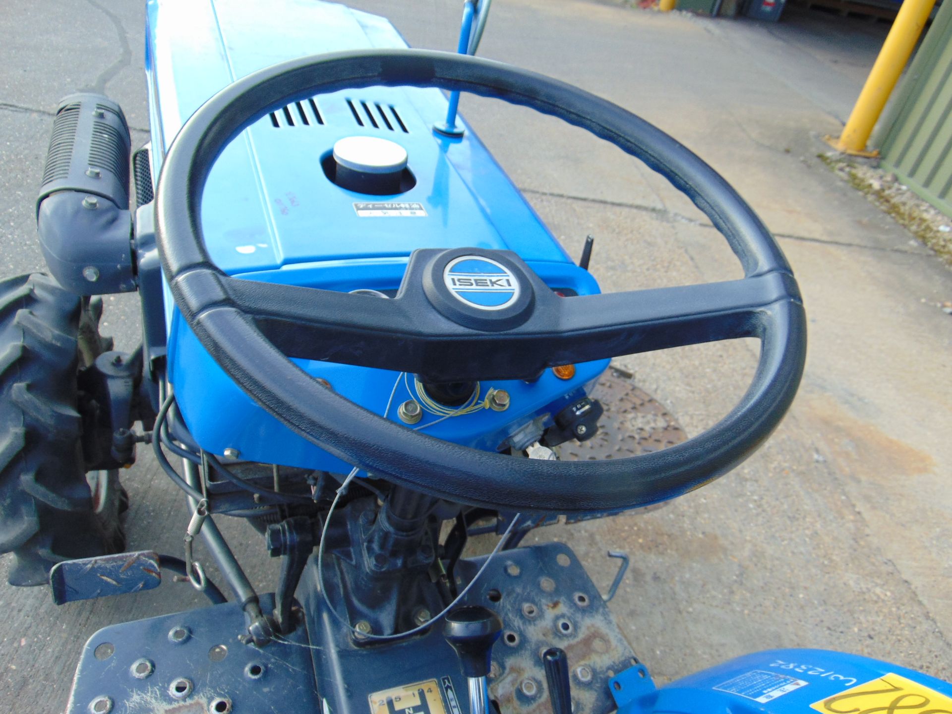 Iseki Model 145 Compact Tractor 4 x 4 c/w Iseki RA 1200 Rotavator 606 hours only - Image 4 of 17