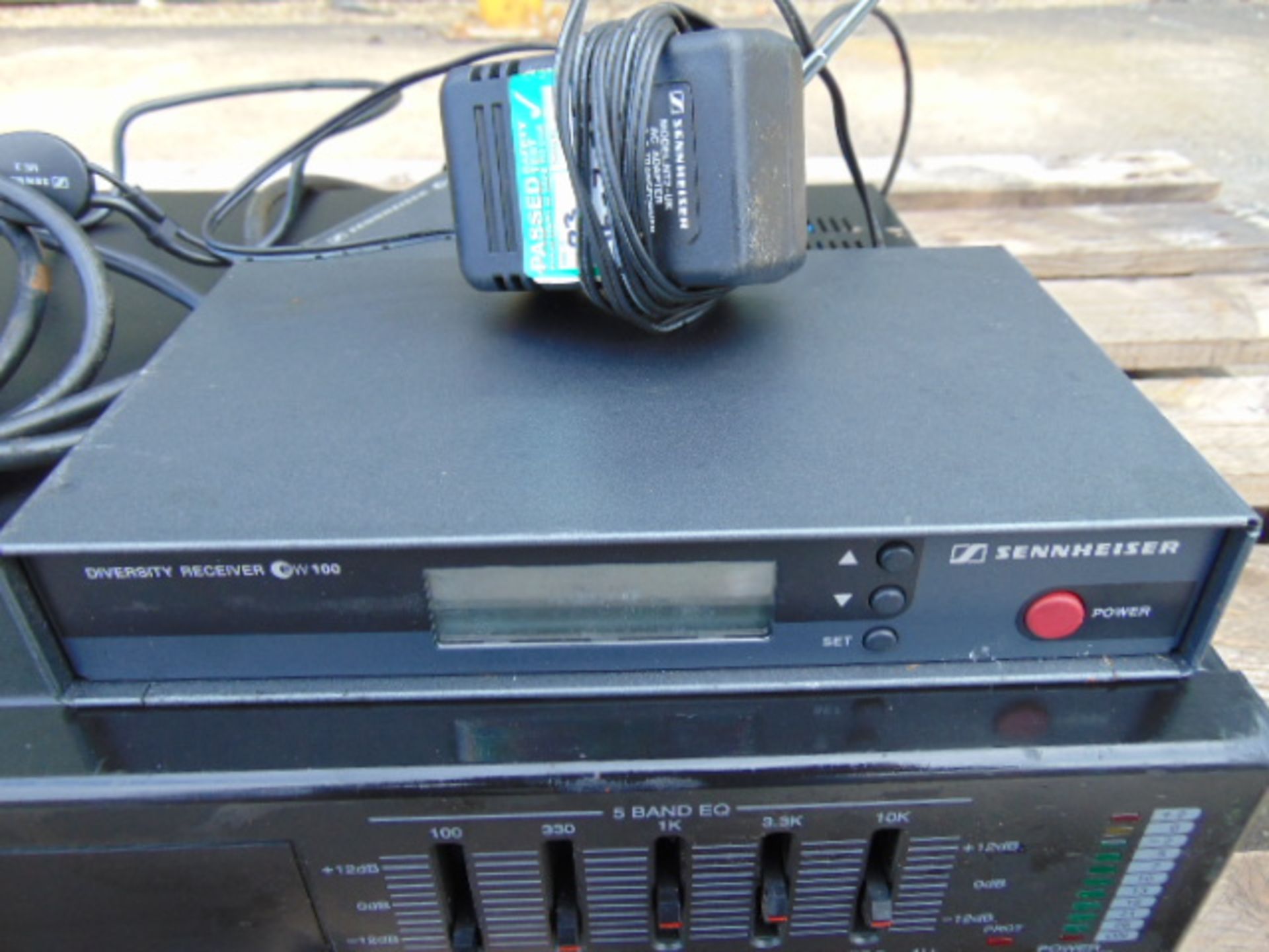 InterM PA 4000 Public Address Amplifier - 120W c/w Sennheiser Diversity Receiver & Bodypack Receiver - Image 5 of 10