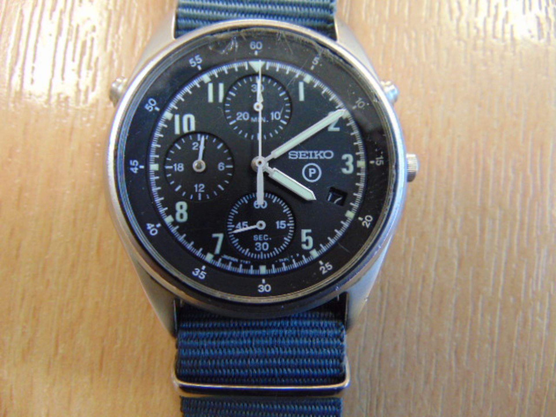 SEIKO GEN 2 PILOTS CHRONO RAF ISSUE NATO MARKED DATED 1994 - Image 2 of 6