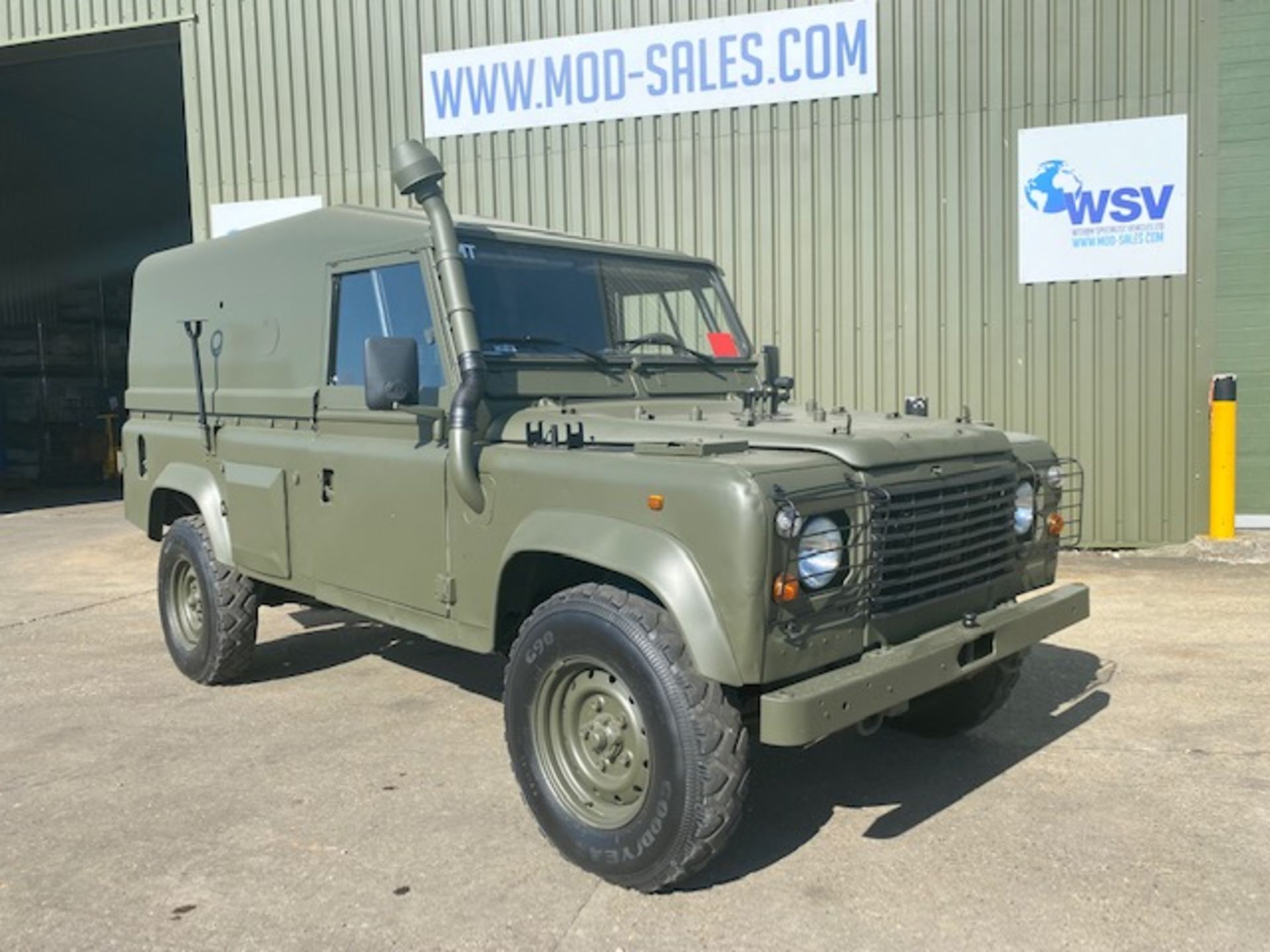 1997 Military Specification Left Hand Drive Land Rover Wolf 110 FFR Hard Top ONLY 172,783Km
