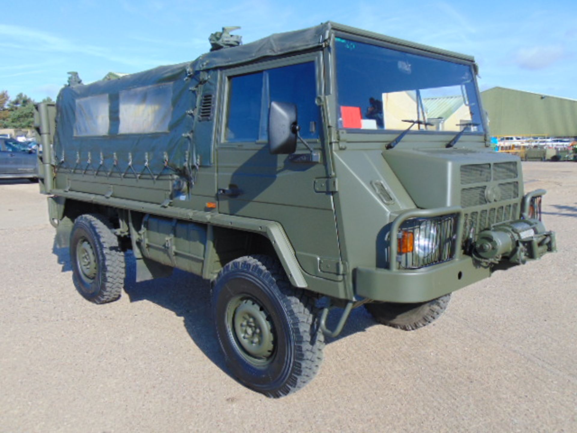 Military Specification Pinzgauer 716 4X4 Soft Top c/w Ramsay Winch ONLY 25,743 MILES!