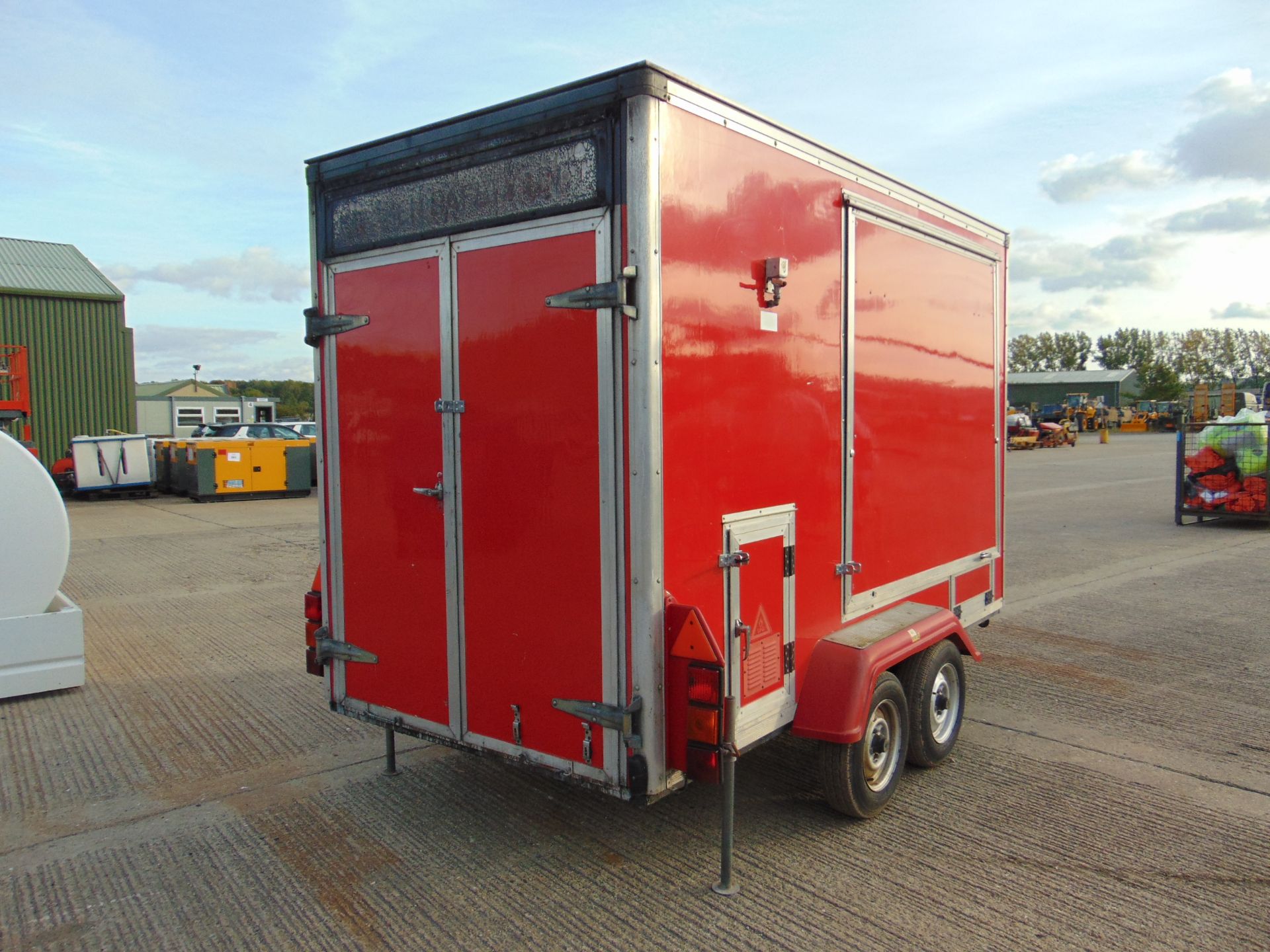 From UK Fire & Rescue Bingham 2 axle Show Trailer c/w spare wheel etc - Image 4 of 13