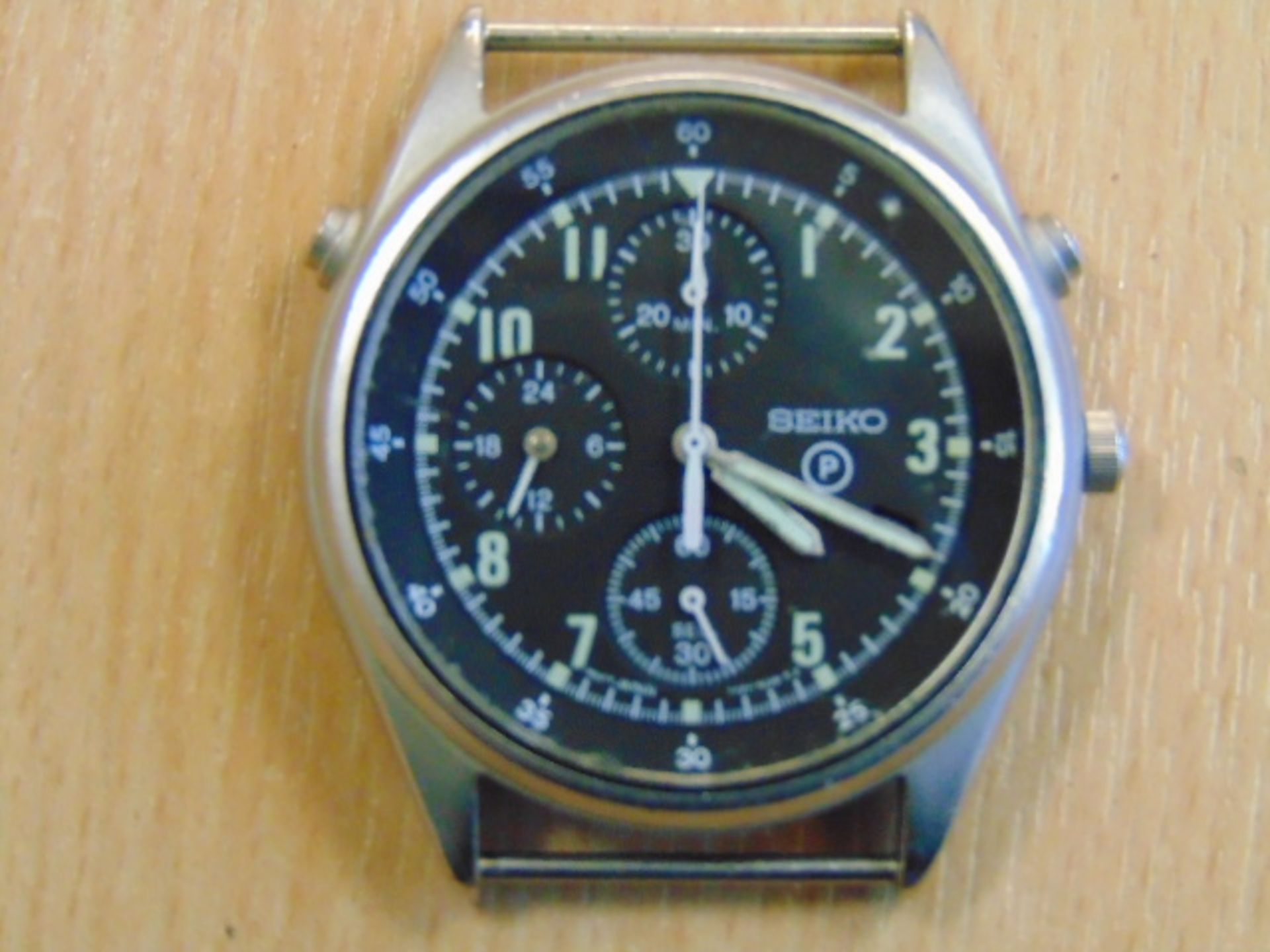 SEIKO GEN 2 PILOTS CHRONO RAF ISSUE NATO MARKED DATED 1999 - Image 3 of 6