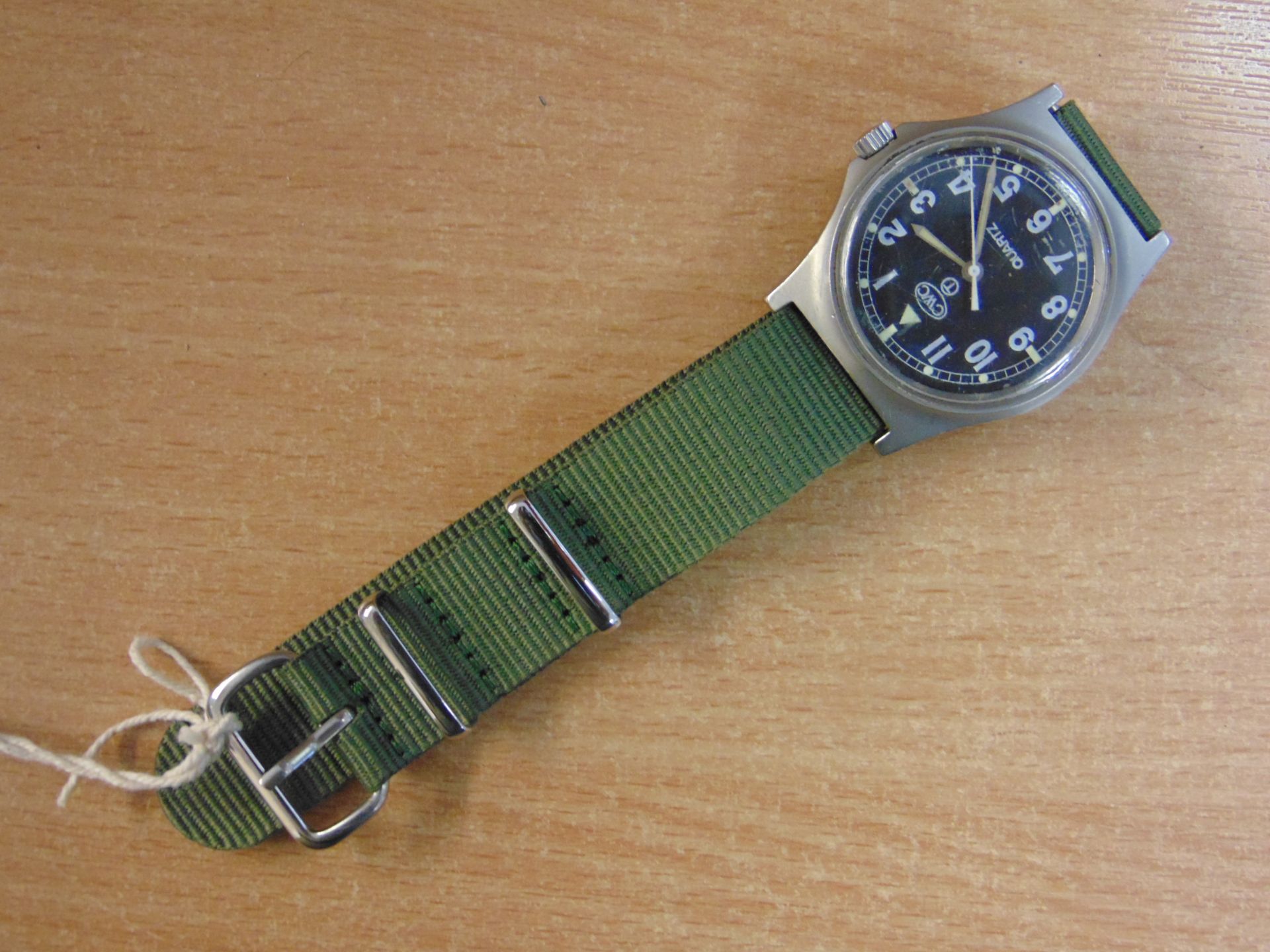 CWC W10 BRITISH ARMY SERVICE WATCH NATO MARKED DATED 1991 ** GULF WAR**