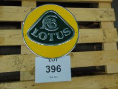 Polished Aluminium Lotus Wall Sign as shown 36cms Dia