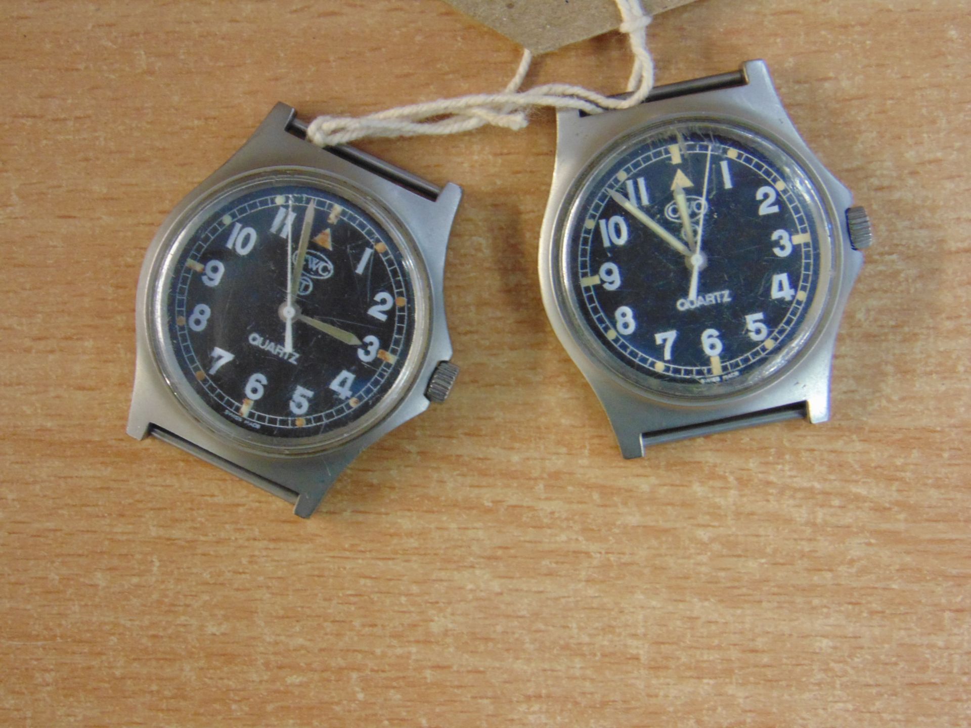 2X CWC SERVICE WATCHES 1X 0552 DATE 1990 / 1X W10 DATE 1998 NATO MARKED - Image 2 of 7