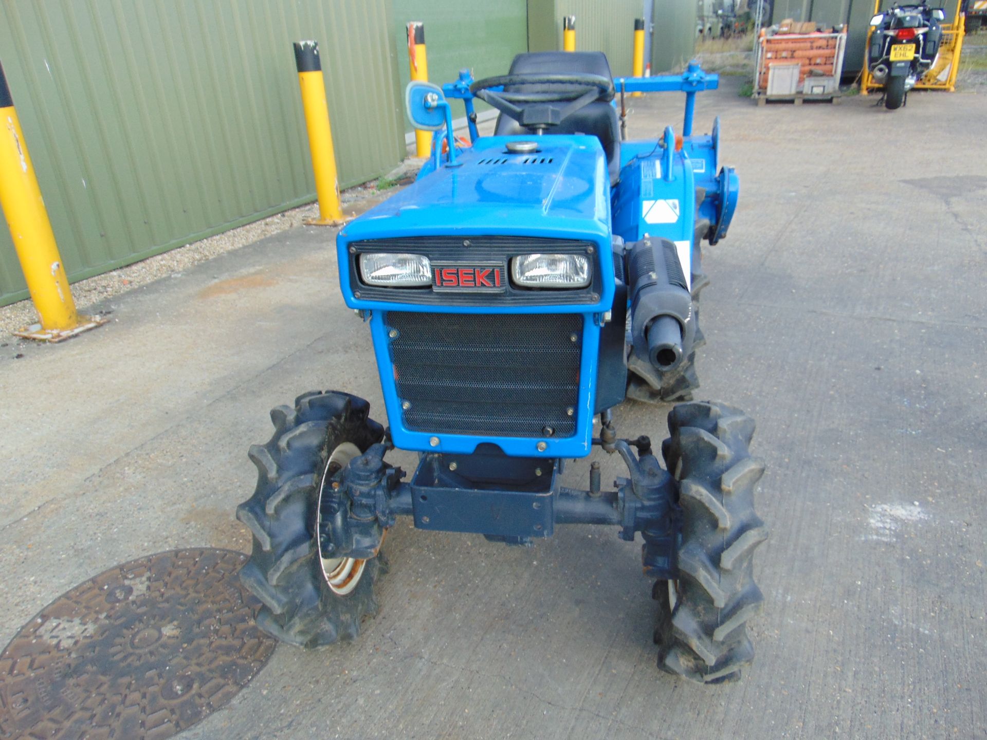 Iseki Model 145 Compact Tractor 4 x 4 c/w Iseki RA 1200 Rotavator 606 hours only - Image 2 of 17