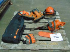 Husqvarna 440 Chainsaw C/W Protective Eqpt inc Trousers, Helmet, Gloves and Boots