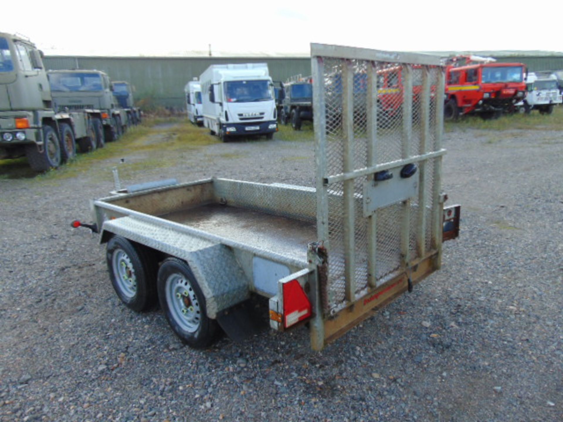 Indespension 2 Tonne Twin Axle Plant Trailer c/w Ramps - Image 6 of 13