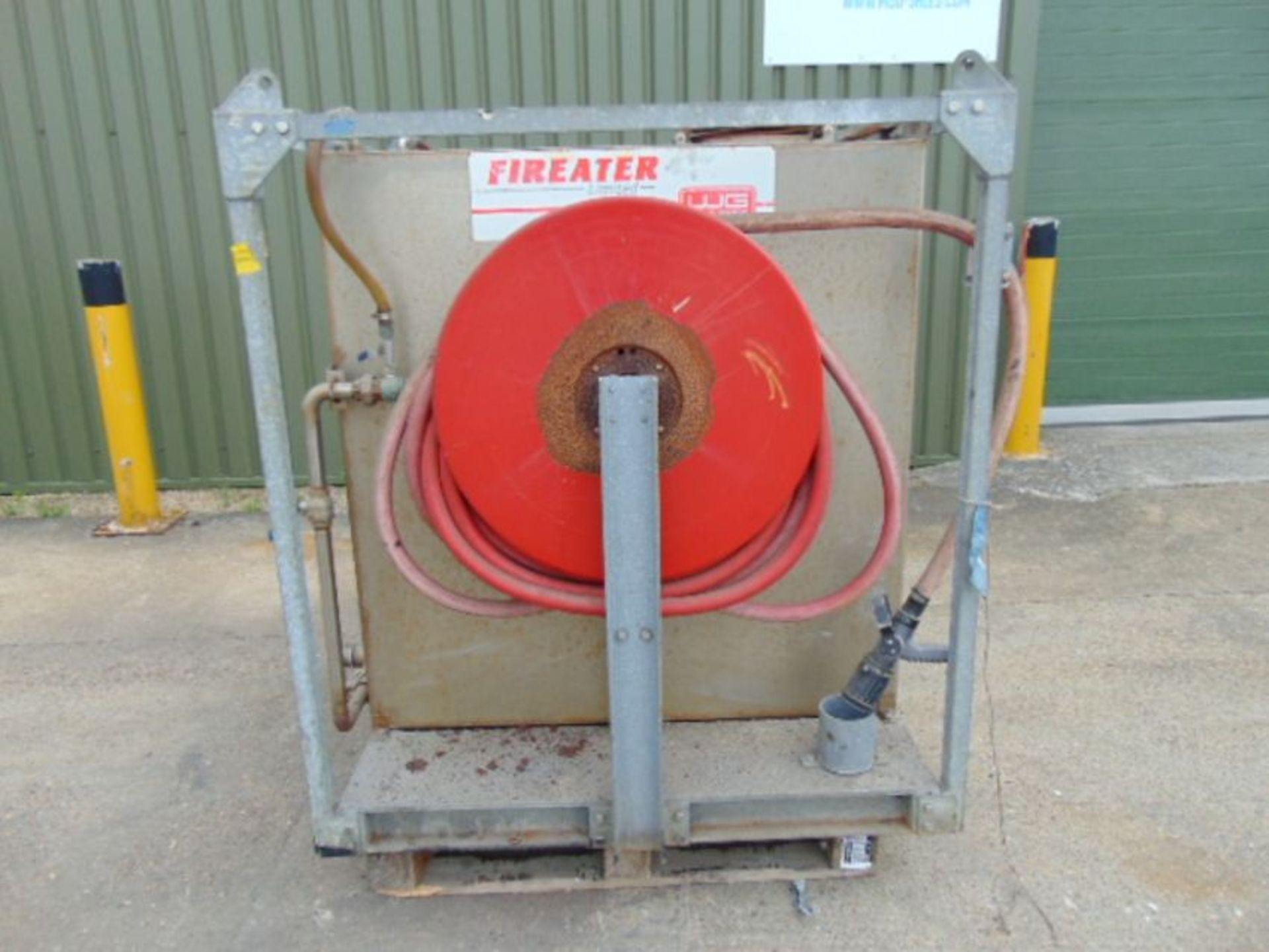 700L Fireater AFFF (Aqueous Film-Forming Foam) Tanks c/w 2 x 10m Fire Hose Reels