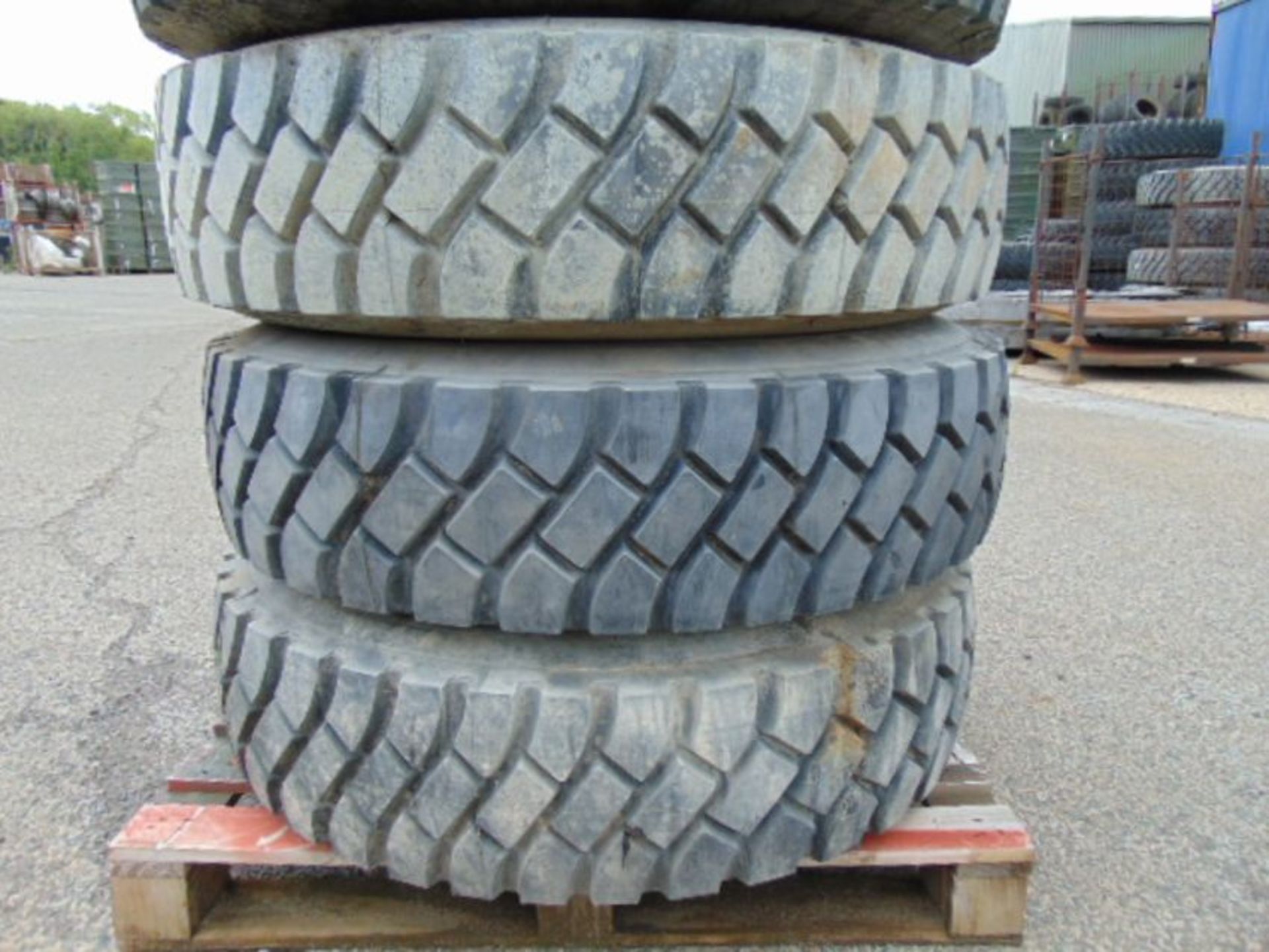 5 x Unused Goodyear G388 12.00 R20 Tyres complete with 8 stud rims - Image 3 of 8