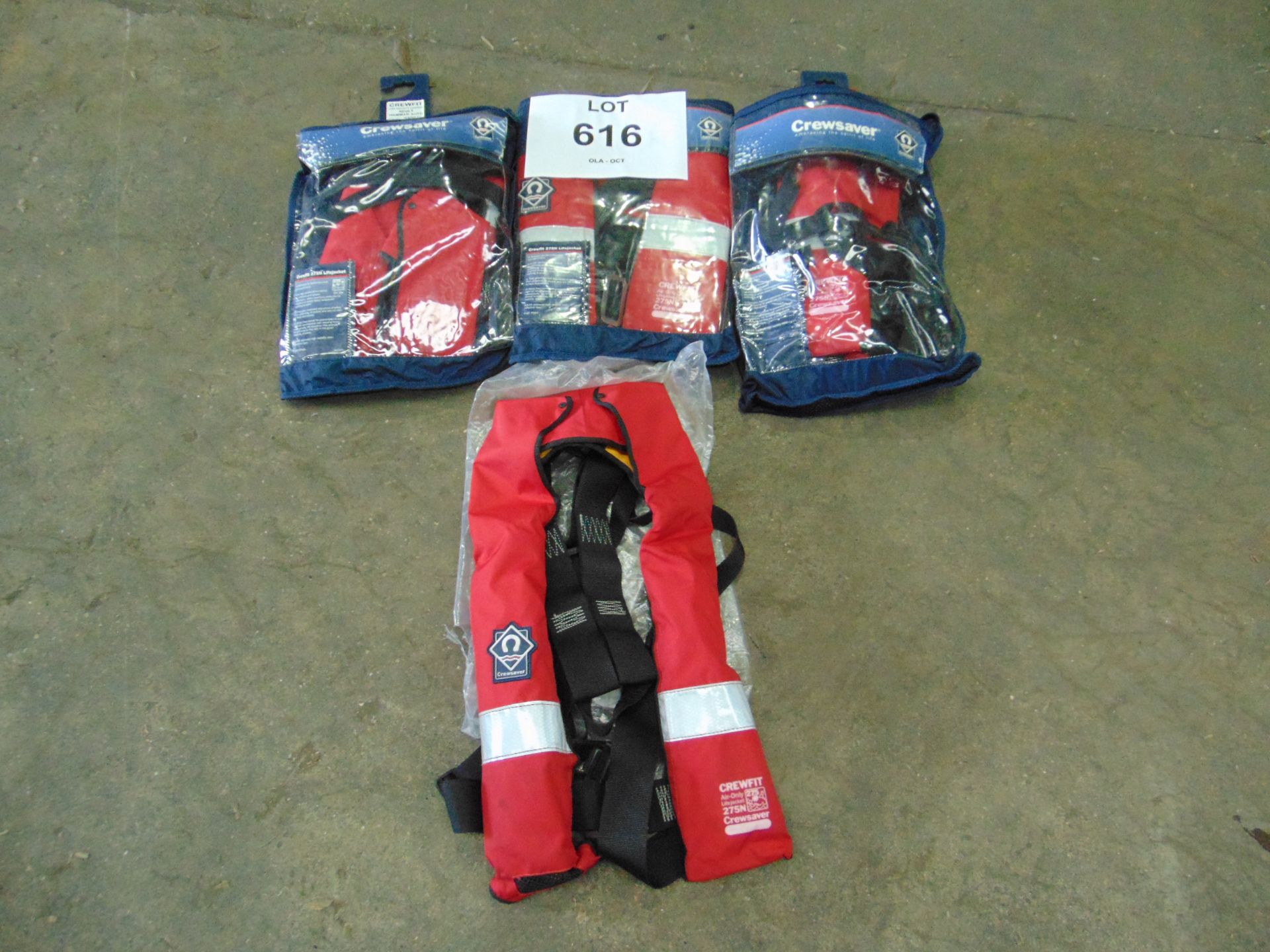 4 x Crewsaver Crewfit 275N Life Jackets