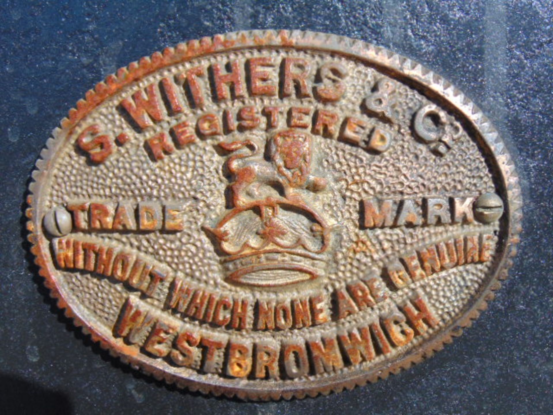 Vintage S.Withers & Co Safe as shown - Image 7 of 12