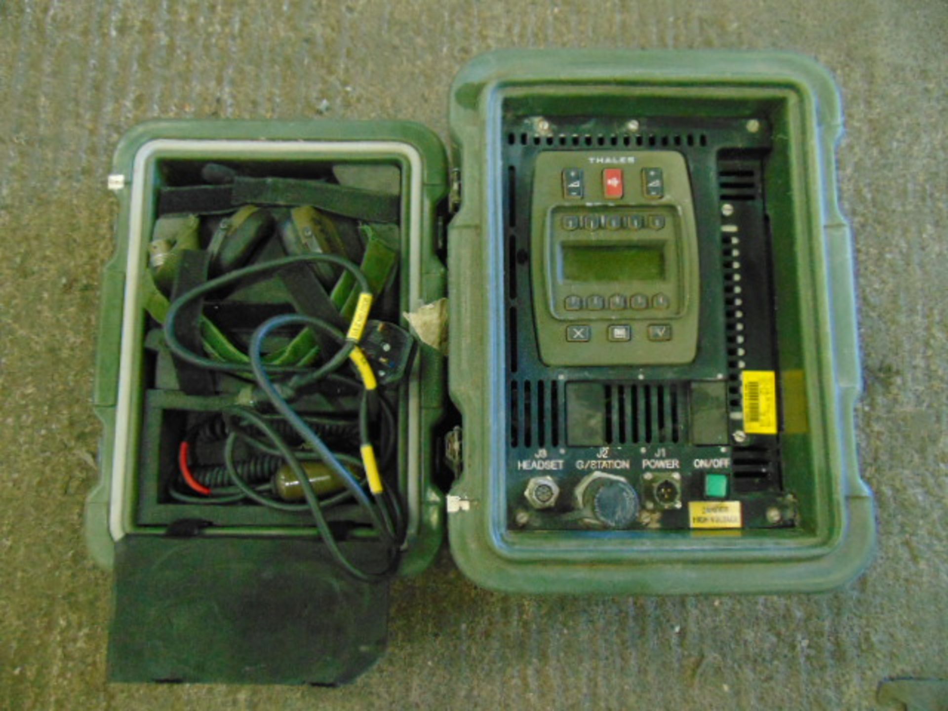 Thales Radio Set C/W Headset etc