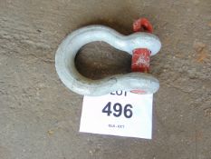 25 tonne Huskey Galvanised Recovery Dee Shackle as shown