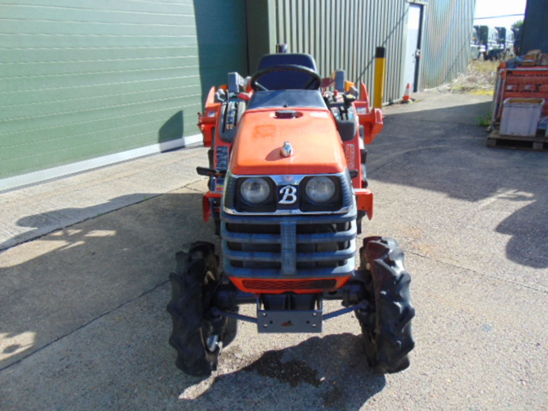 Kubota B72 4WD Compact Tractor c/w Power Steering & Rotavator ONLY 1,116 HOURS! - Image 3 of 19