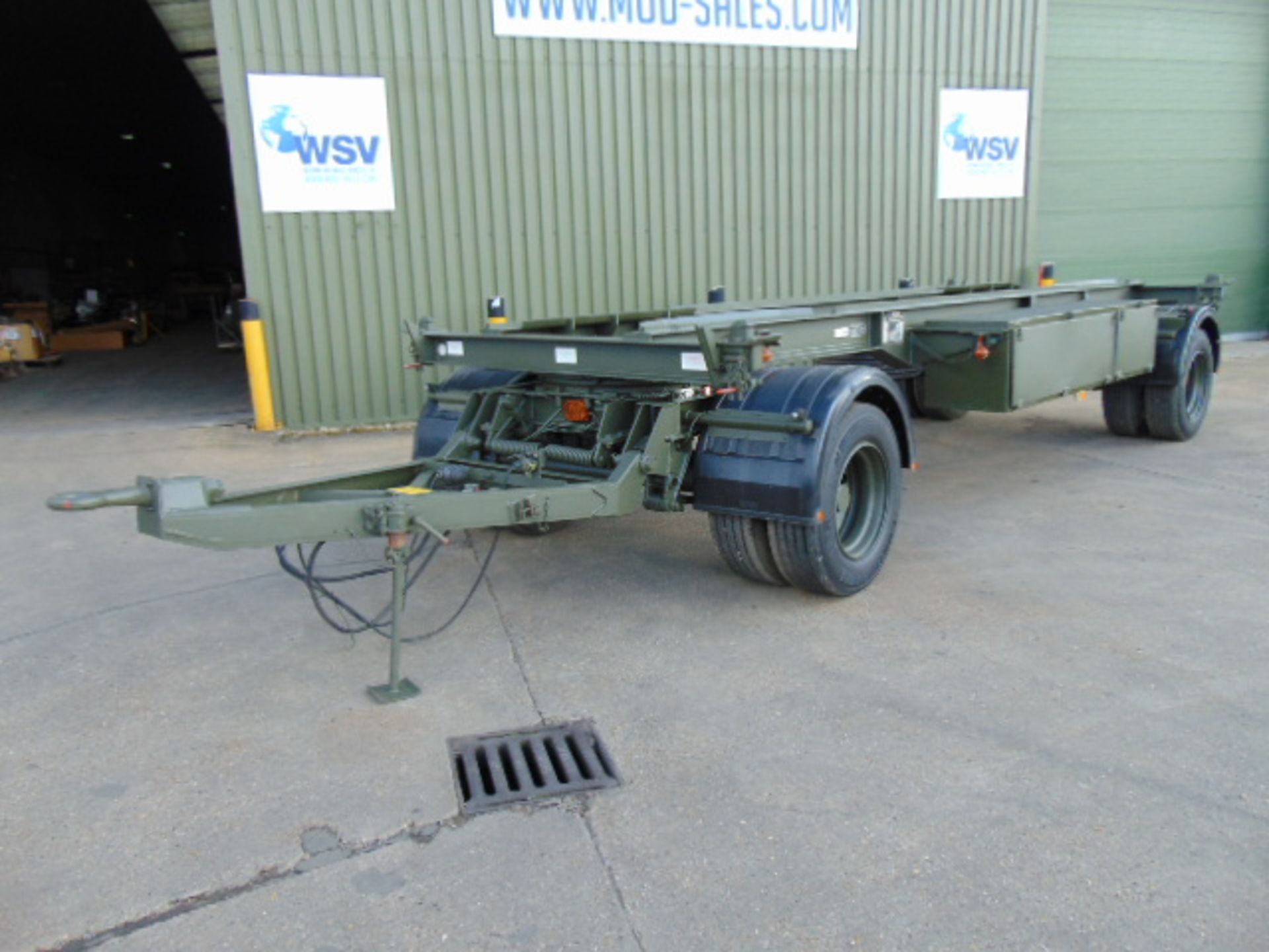 King DB20 2 axle drawbar skeletal trailer - Image 2 of 31