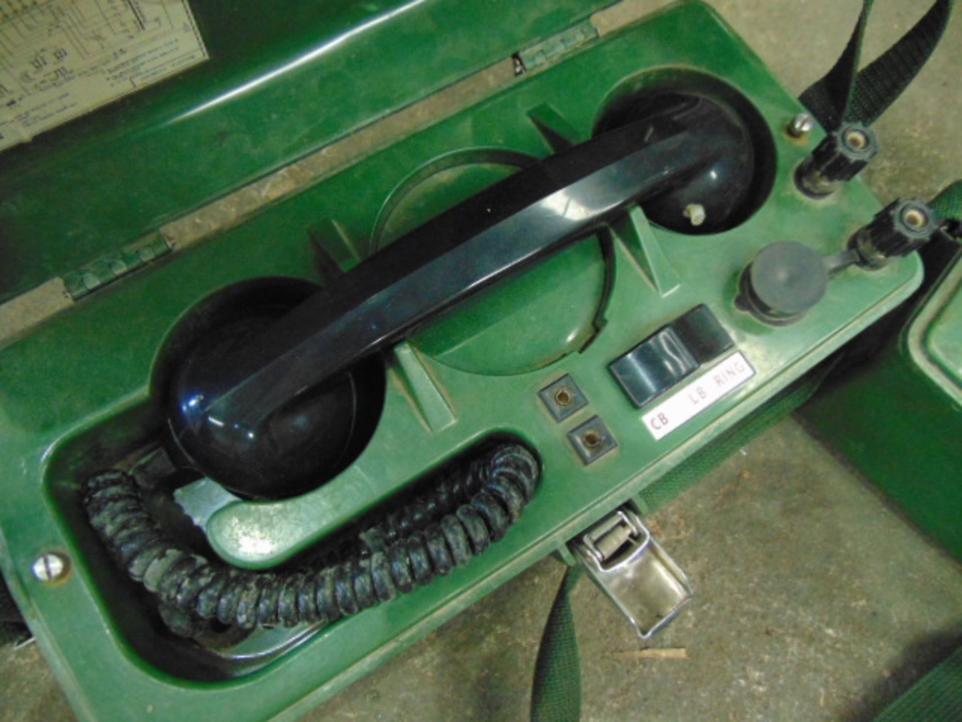 2 x PYE PTC405 Field Telephones - Image 2 of 4