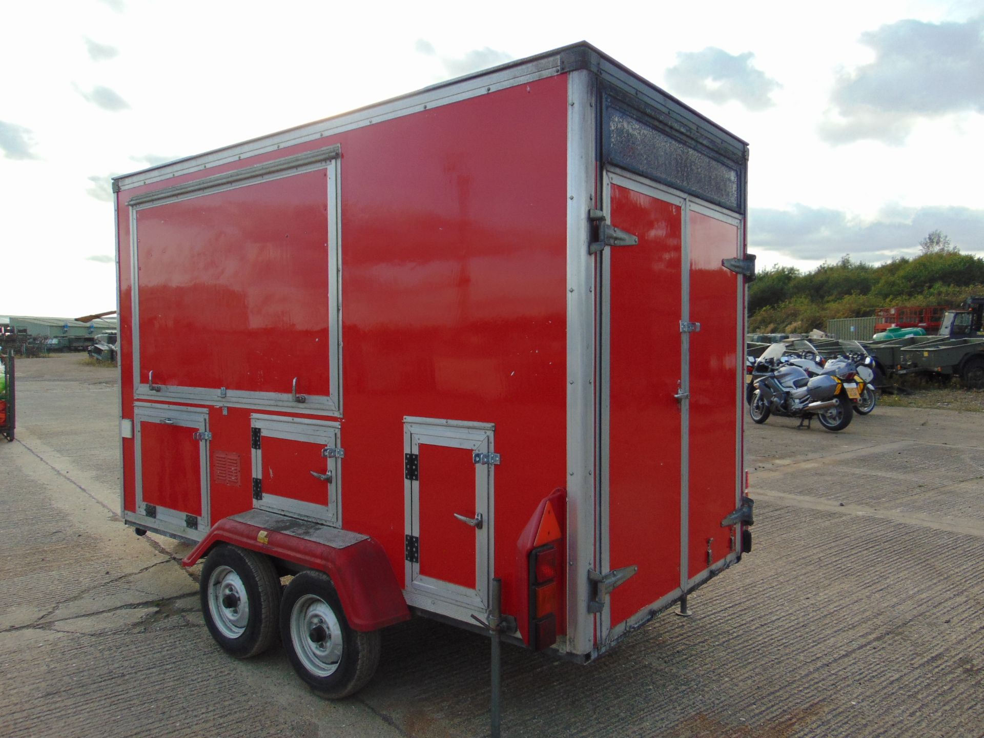 From UK Fire & Rescue Bingham 2 axle Show Trailer c/w spare wheel etc - Image 3 of 13