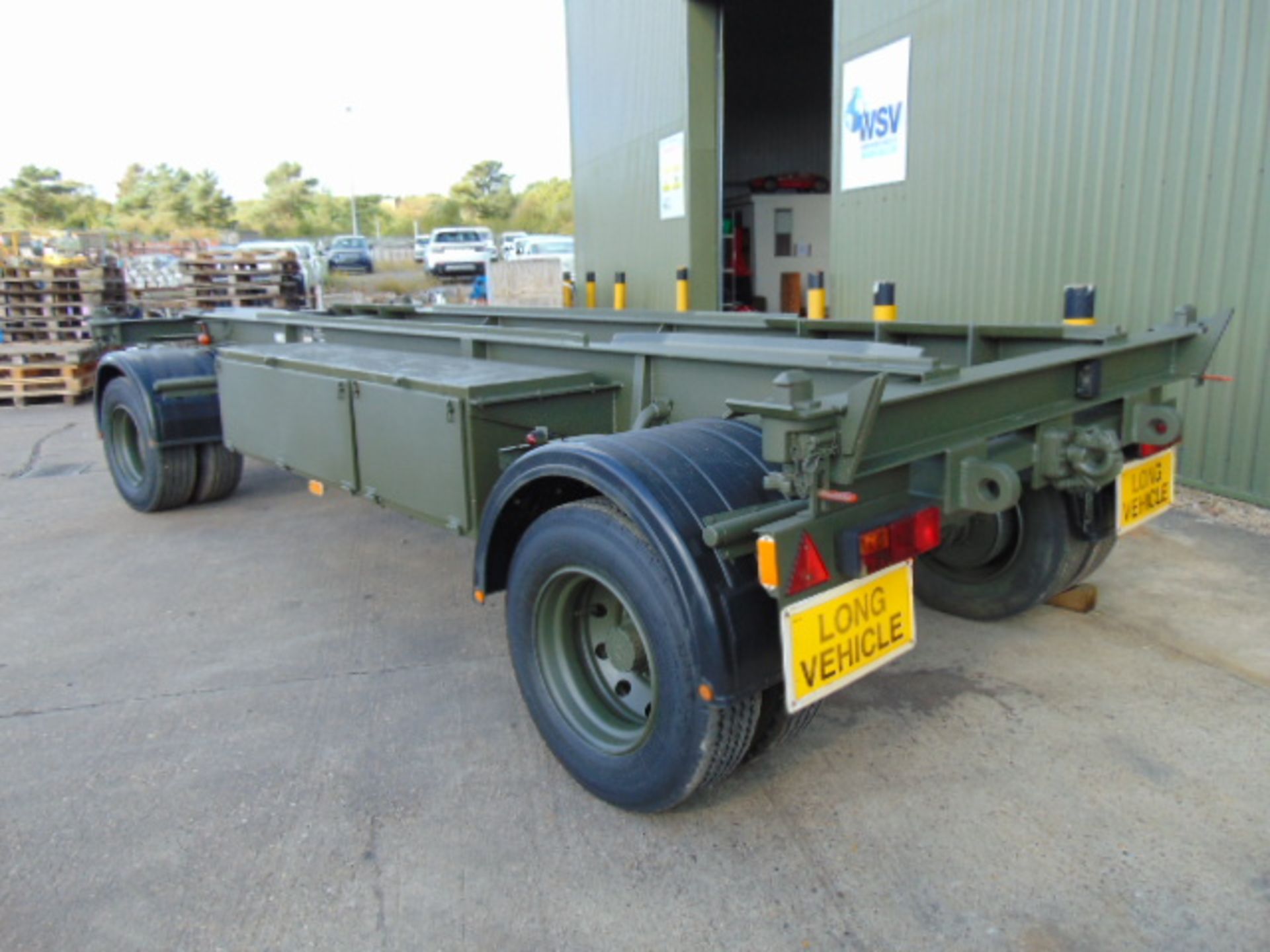 King DB20 2 axle drawbar skeletal trailer - Image 4 of 31