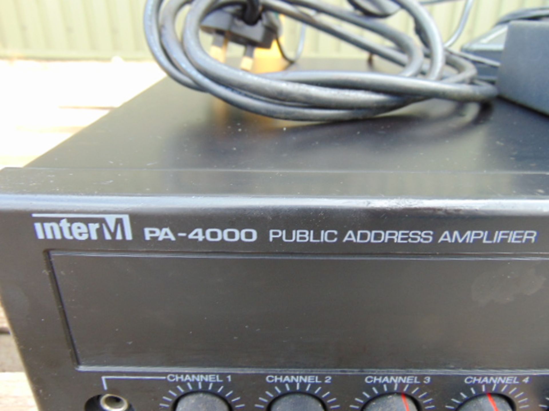 InterM PA 4000 Public Address Amplifier - 120W c/w Sennheiser Diversity Receiver & Bodypack Receiver - Image 4 of 10