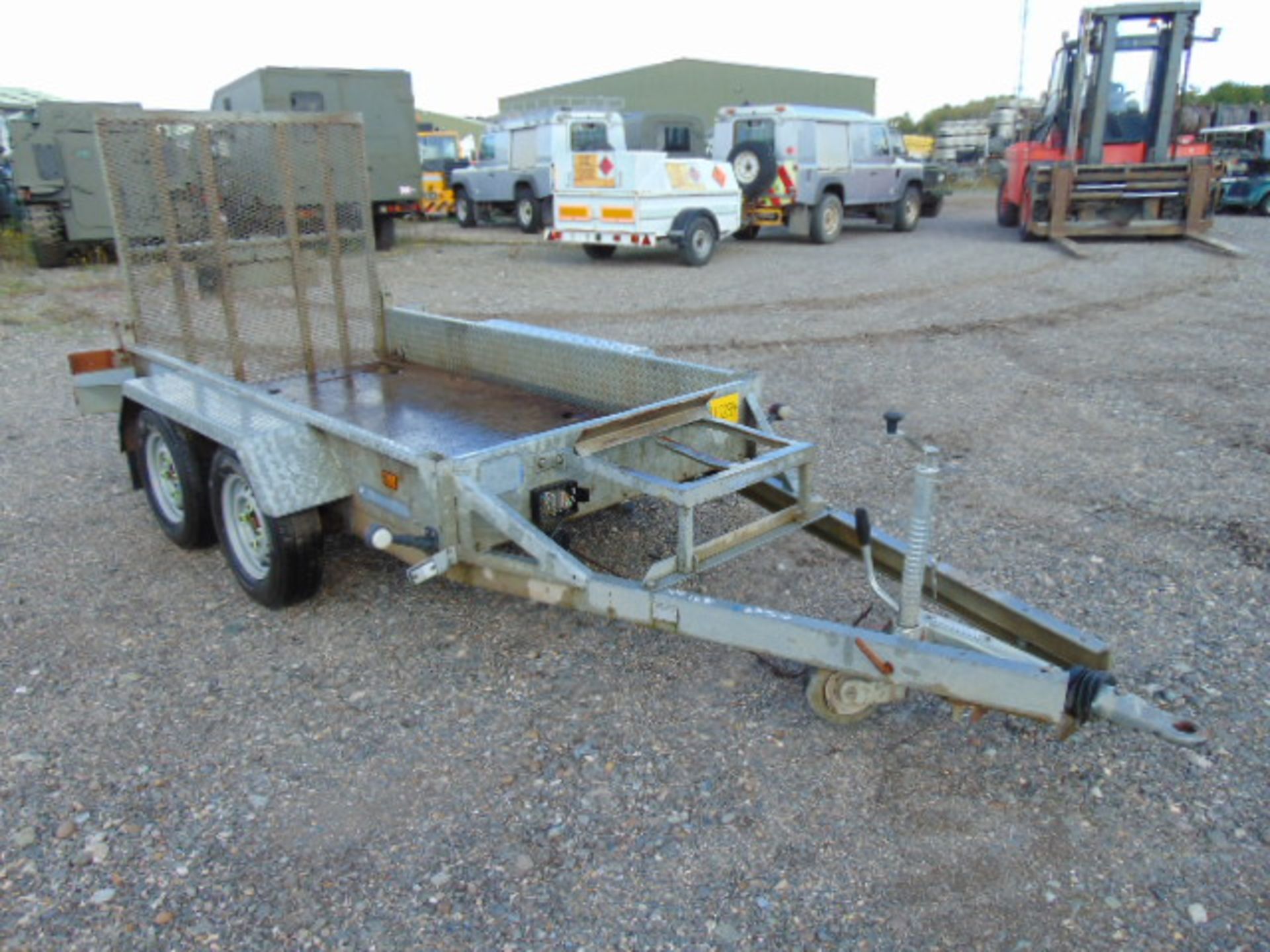 Indespension 2 Tonne Twin Axle Plant Trailer c/w Ramps - Image 3 of 13