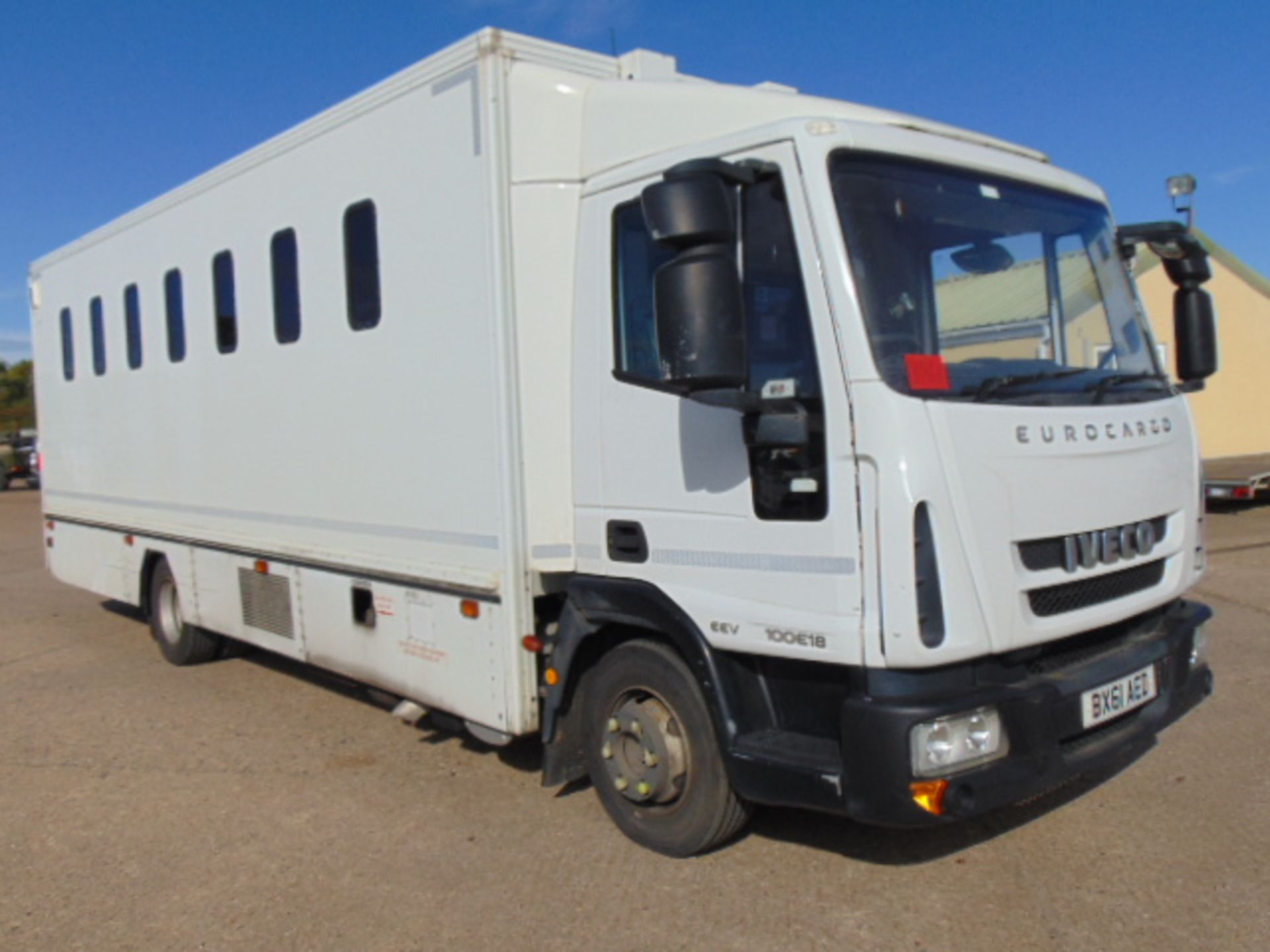 2011 Iveco Eurocargo 100E18 Day Cab Box Van 4x2 3.9L Diesel - Prison/Secure Transport Vehicle