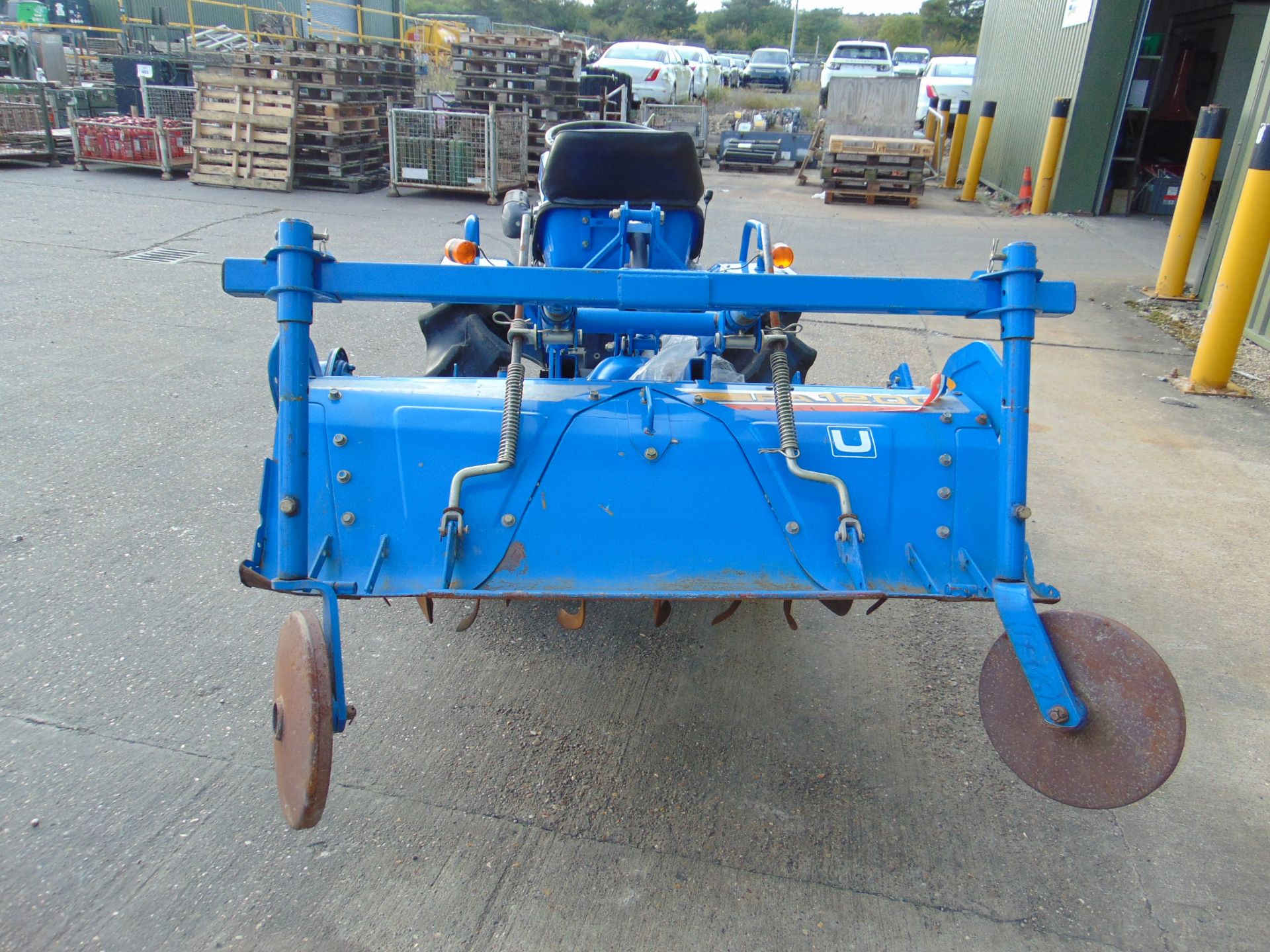 Iseki Model 145 Compact Tractor 4 x 4 c/w Iseki RA 1200 Rotavator 606 hours only - Image 14 of 17