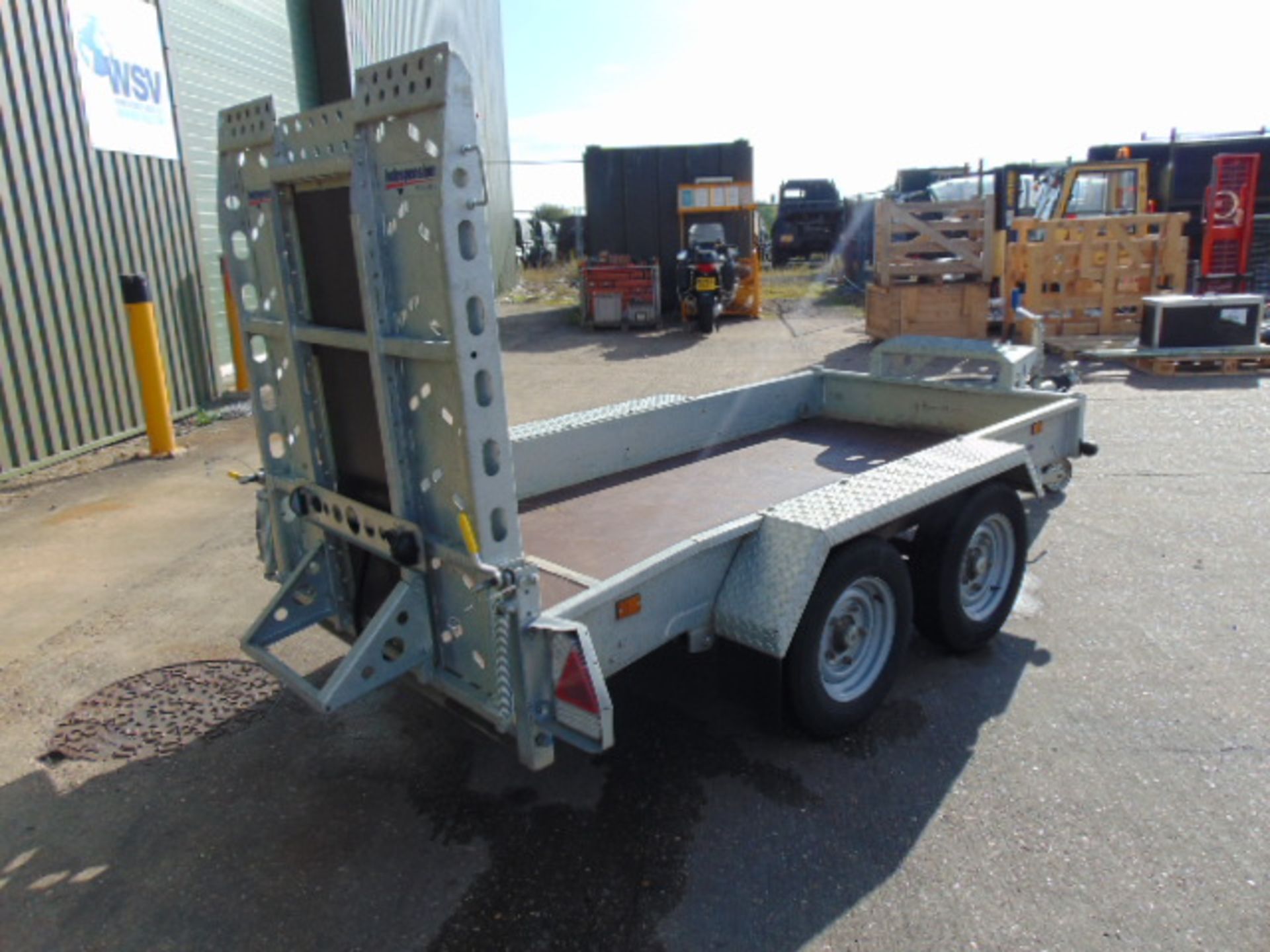 2019 Indespension Challenger 50 2.7 Tonne Twin Axle Beaver Tail Plant Trailer - Image 6 of 17