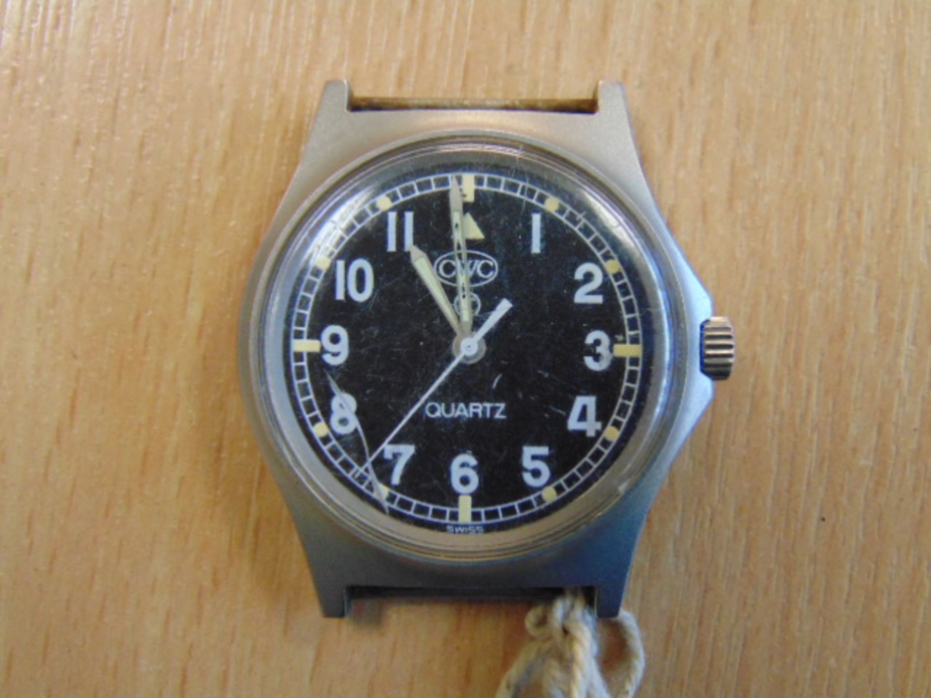 V, RARE CWC 0552 ROYAL MARINES ISSUE FAT BOY CASE SERVICE WATCH DATED 1985