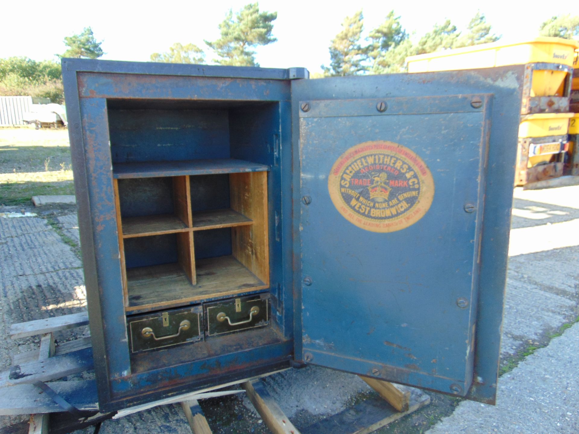 Vintage S.Withers & Co Safe as shown - Image 2 of 12