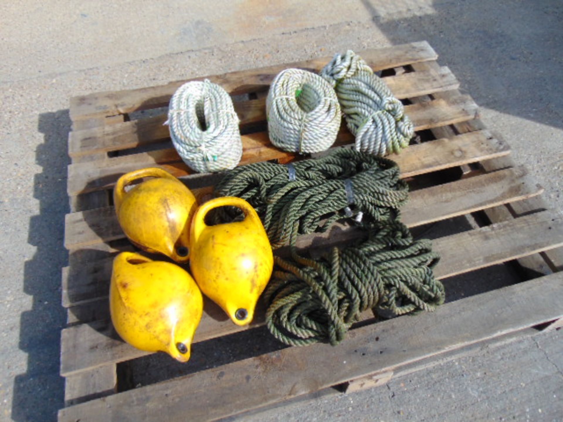 5 x Mooring Ropes and 3 x Pick Up Buoys