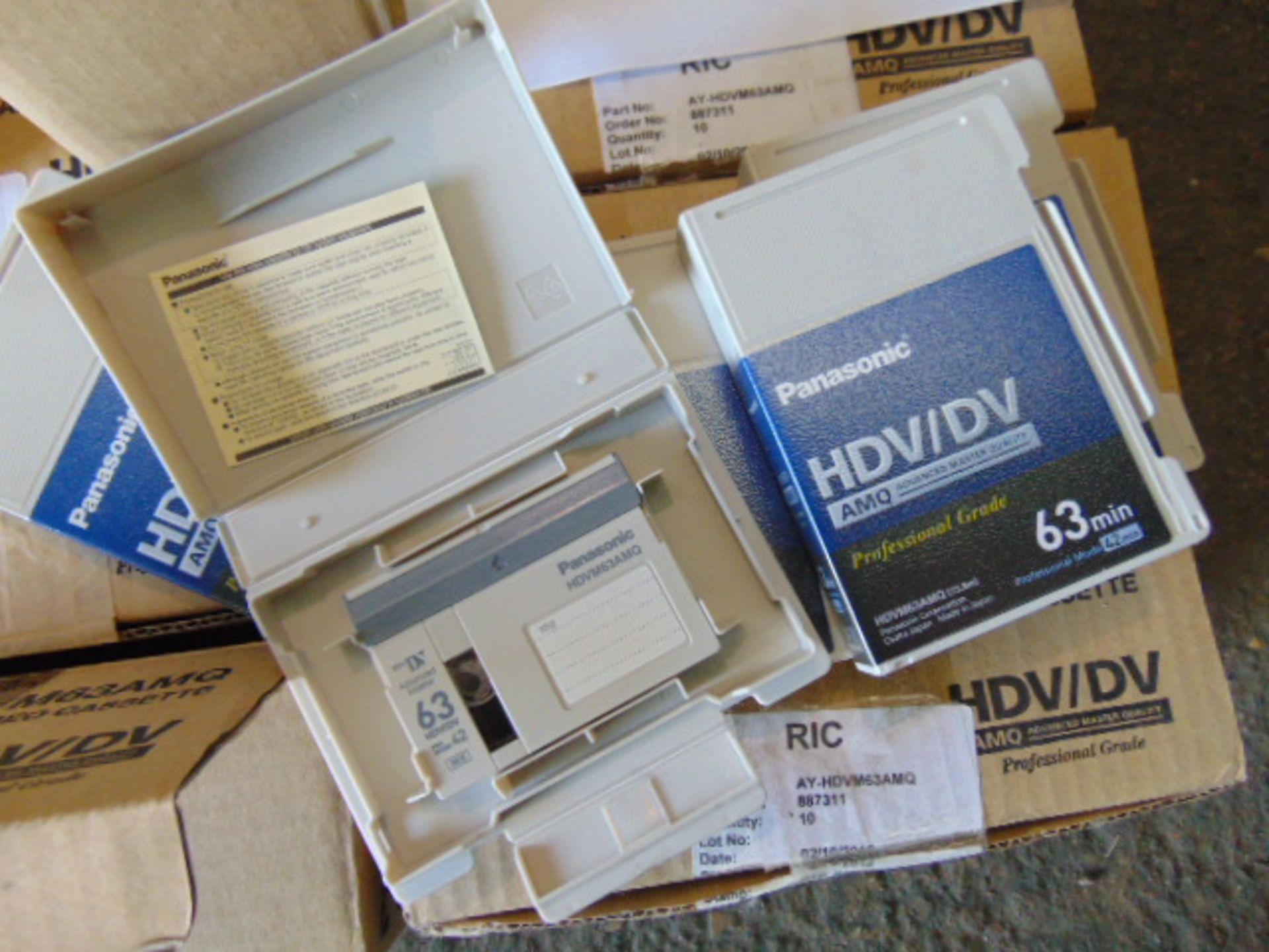 120 x New Unissued Panasonic Digital Video Cassettes as Shown - Image 2 of 3
