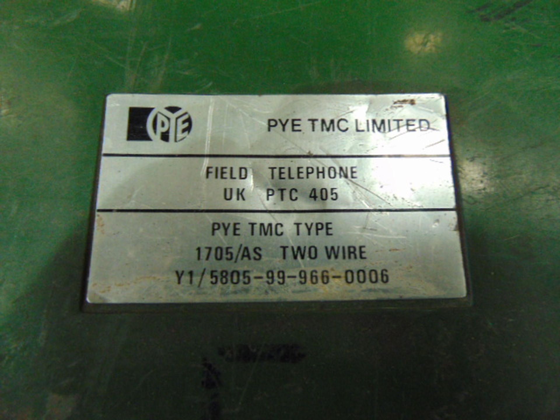 2 x PYE PTC405 Field Telephones - Image 3 of 4