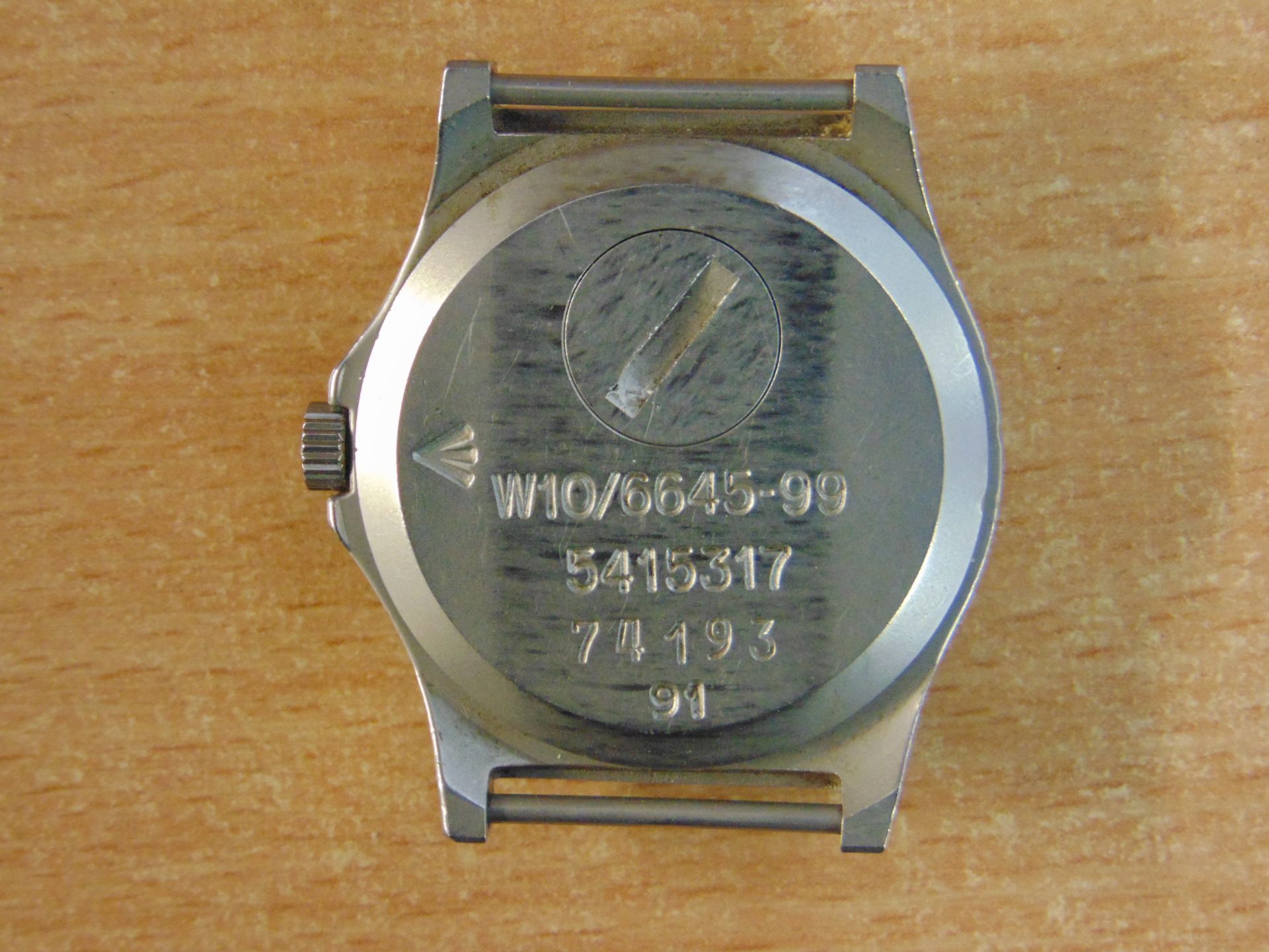 CWC W10 BRITISH ARMY SERVICE WATCH NATO MARKED DATED 1991 ** GULF WAR** - Image 3 of 5