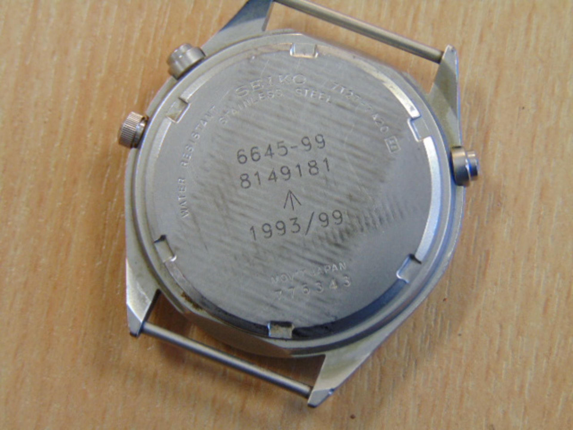 SEIKO GEN 2 PILOTS CHRONO RAF ISSUE NATO MARKED DATED 1999 - Image 5 of 6