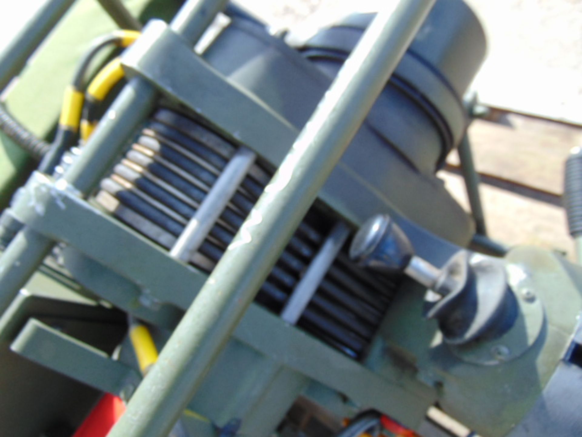 Ex Reserve Demountable Electric Winch Assembly with remote controls as shown. - Image 7 of 8