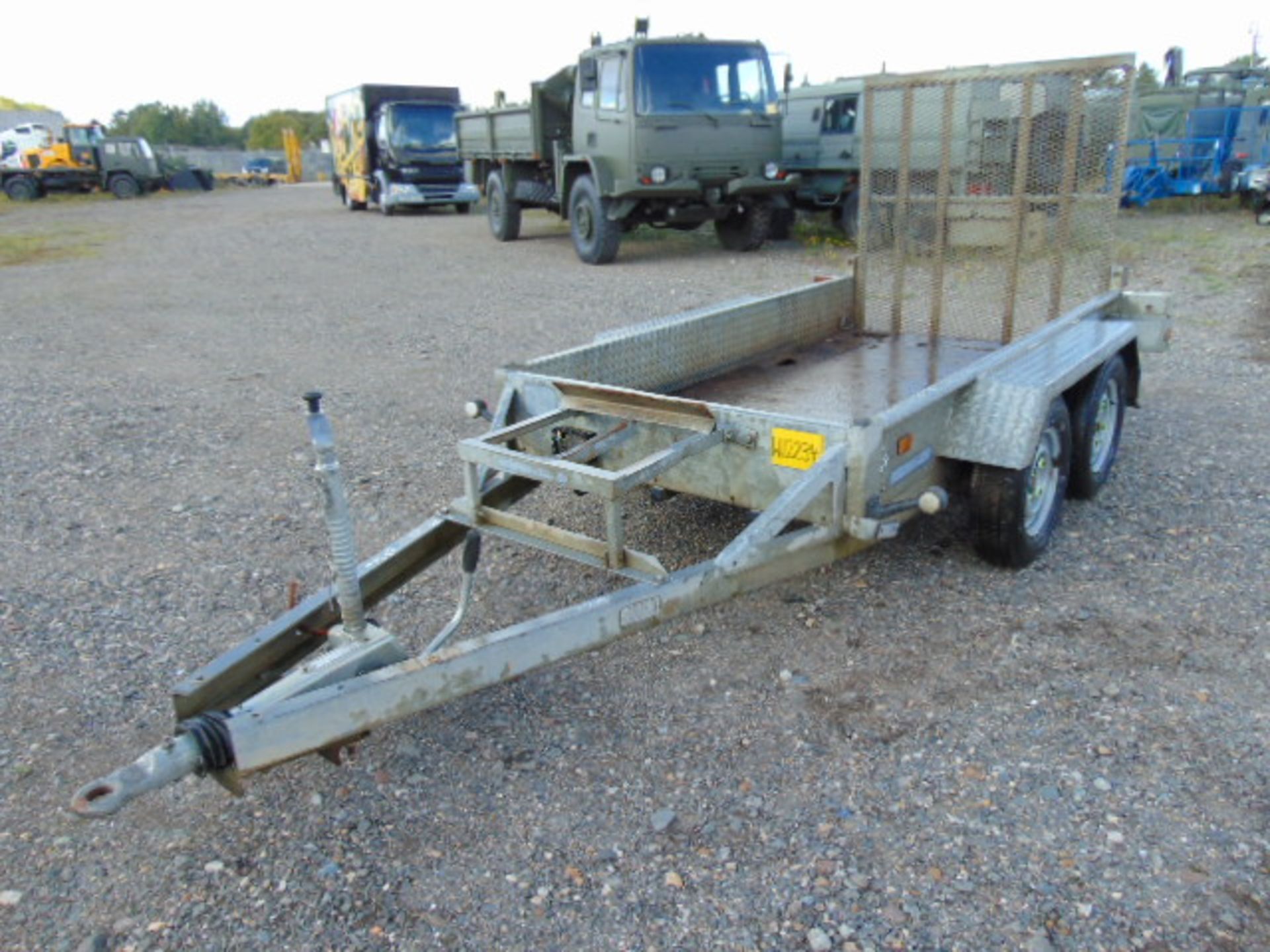 Indespension 2 Tonne Twin Axle Plant Trailer c/w Ramps