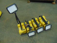 4 x Peli 9430 RALS LED Area Work Lights C/W 1 x Battery Charger
