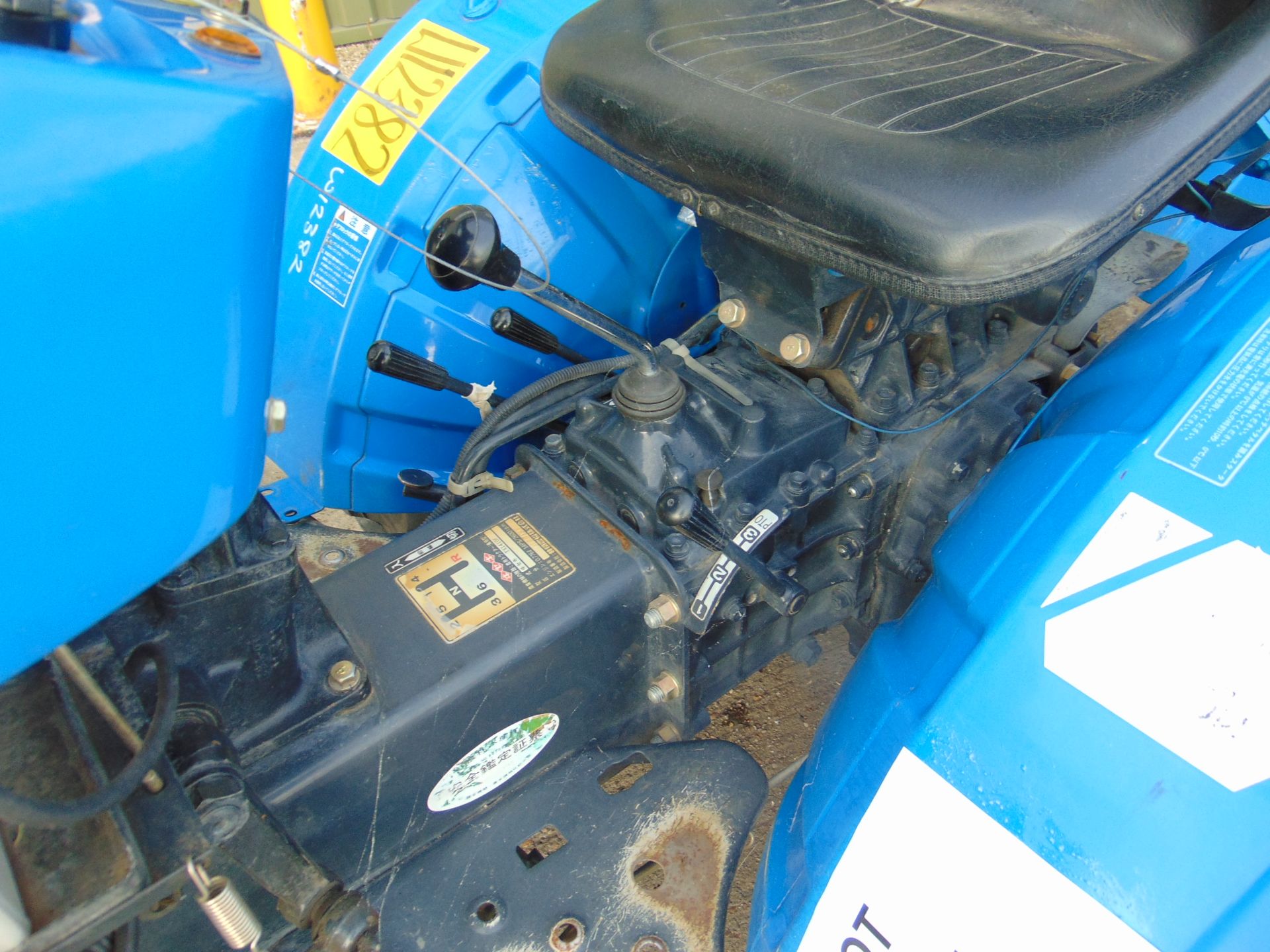 Iseki Model 145 Compact Tractor 4 x 4 c/w Iseki RA 1200 Rotavator 606 hours only - Image 3 of 17